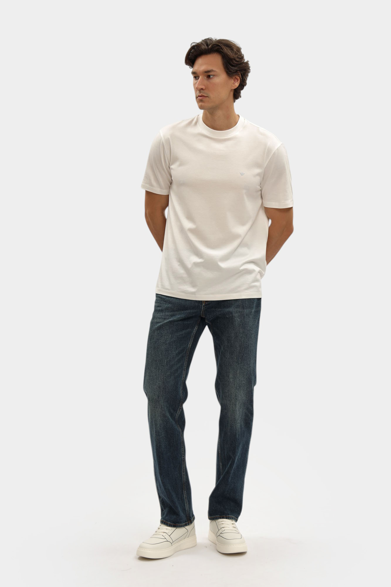 EM000763_ AF1748 Джинсы Emporio Armani Голубой