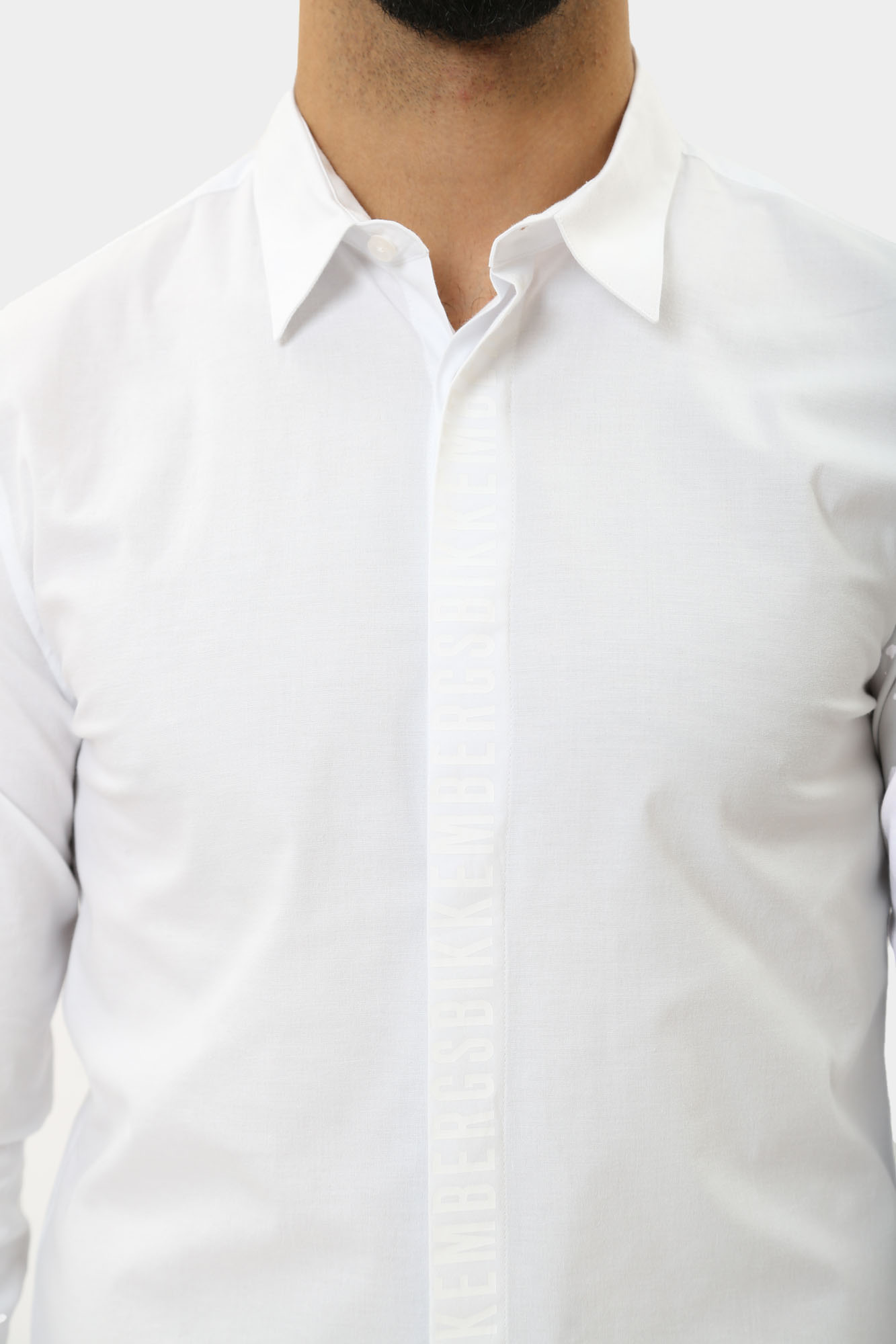 BMS0186 Рубашка Bikkembergs Белый