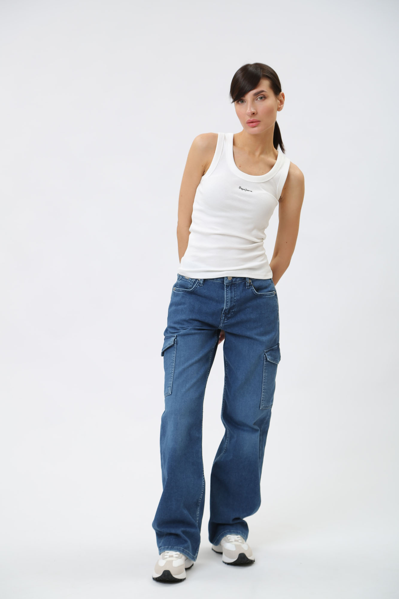 PL204695 джинсы loose st jeans hw utility  pepe jeans 