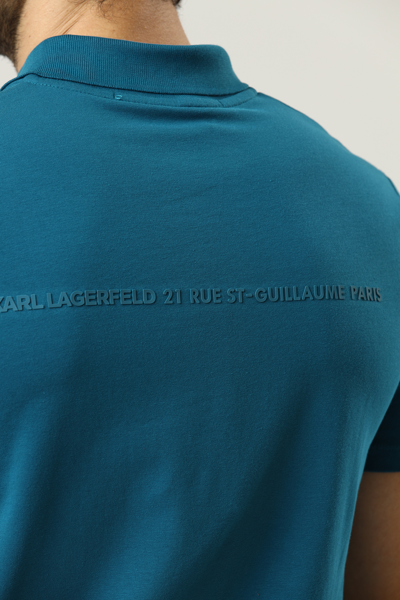 521221_745084 Поло Karl Lagerfeld Бирюзовый