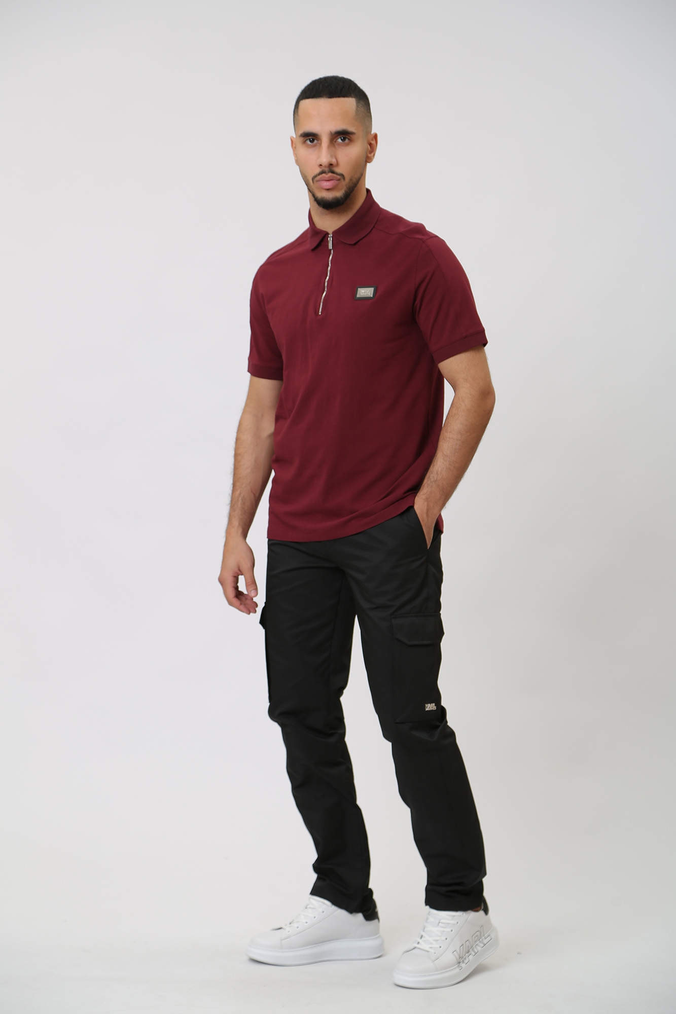 534221_745018 Поло Karl Lagerfeld Бордовый