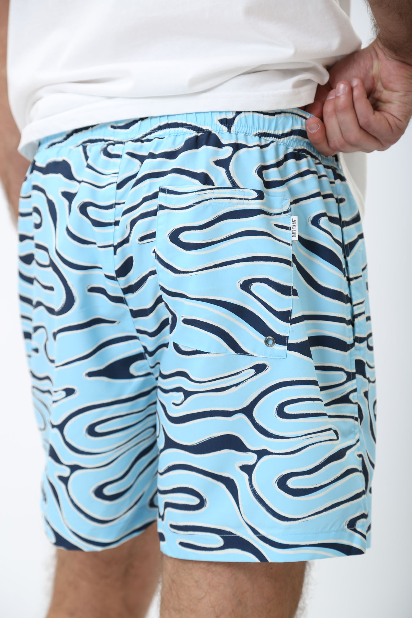1015275 Шорты плавательные Mustang Голубой
