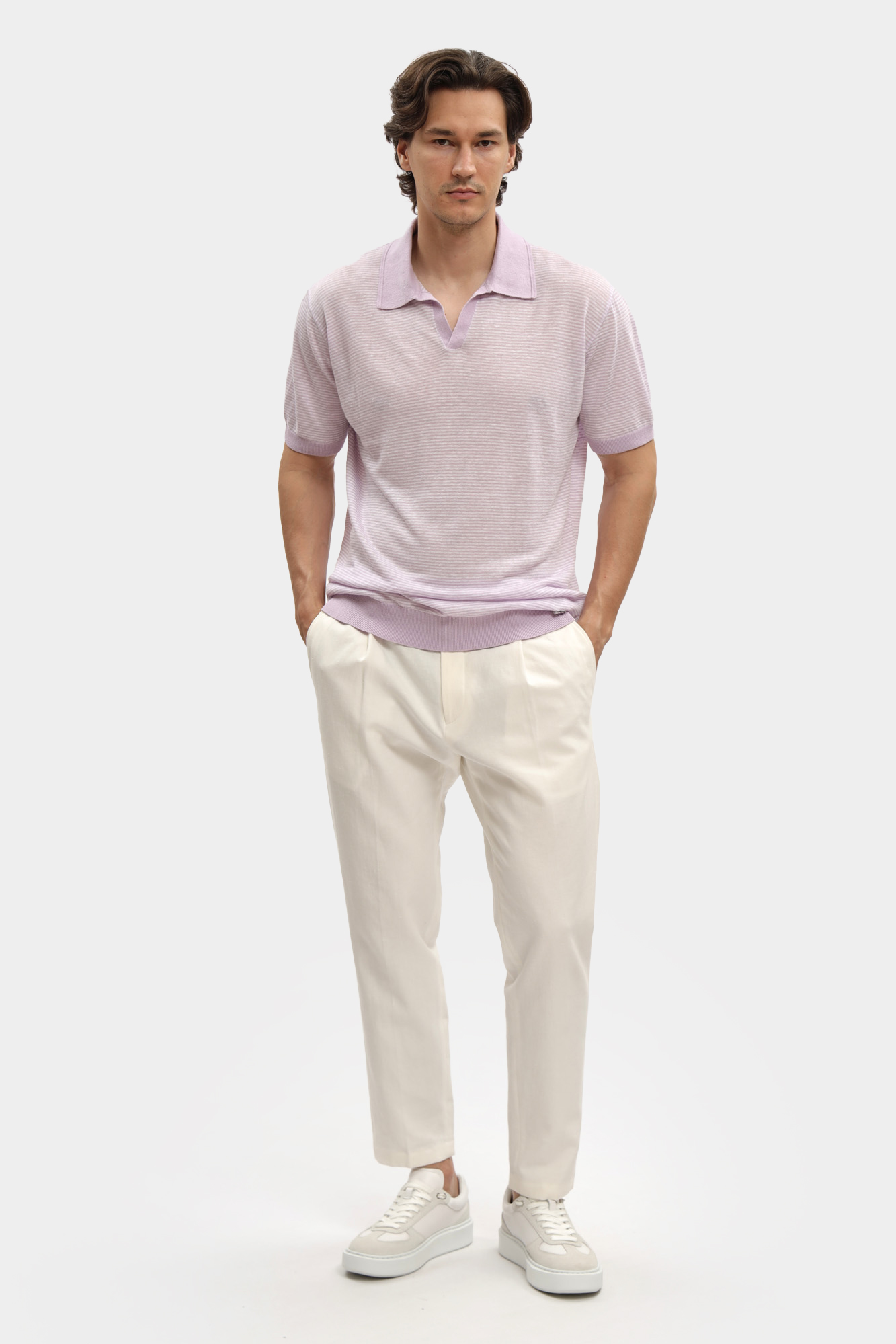 542305_655033 Поло с коротким рукавом Karl Lagerfeld Розовый