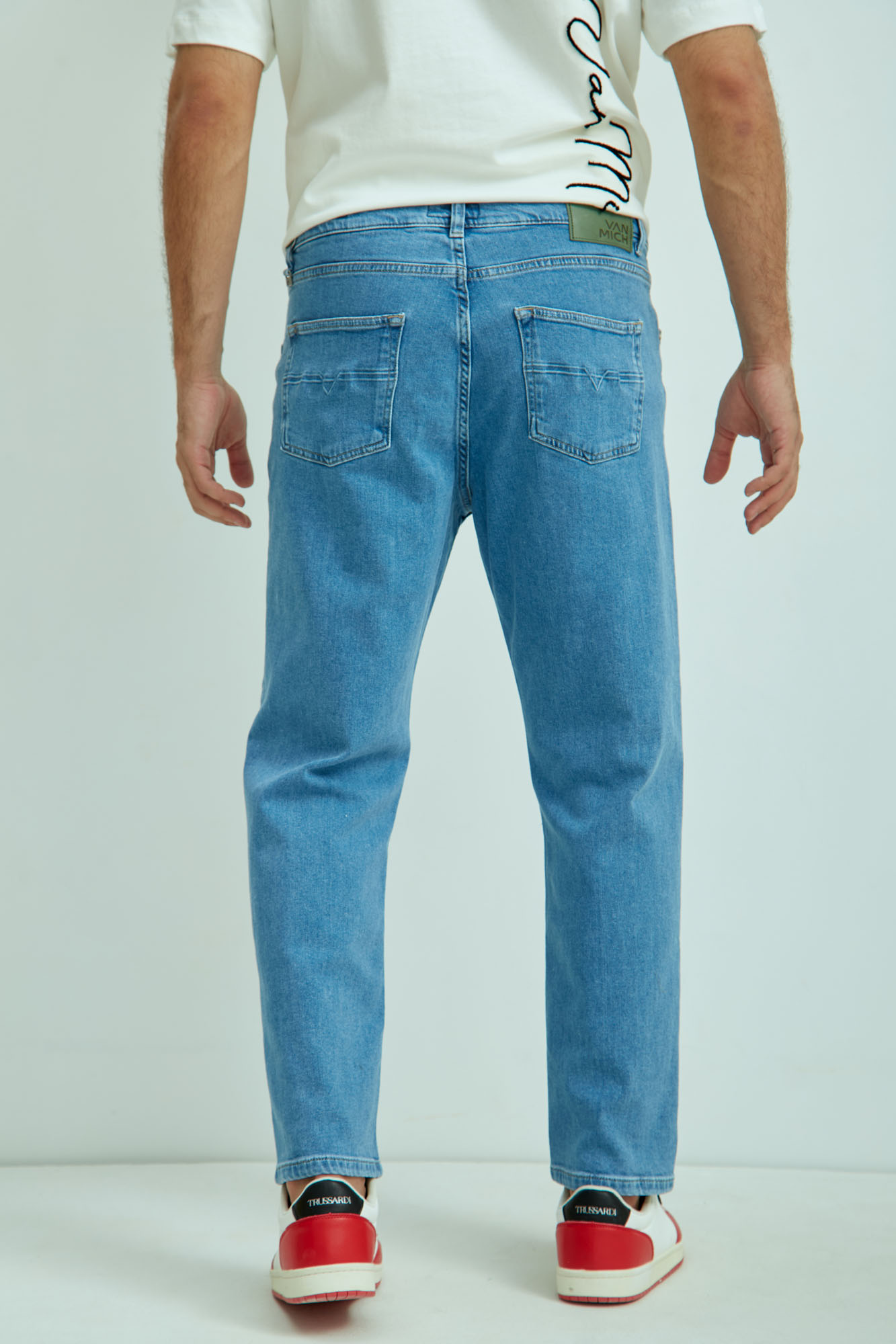 VM-OMA-33-021 Джинсы CARROT  Van Mich Голубой