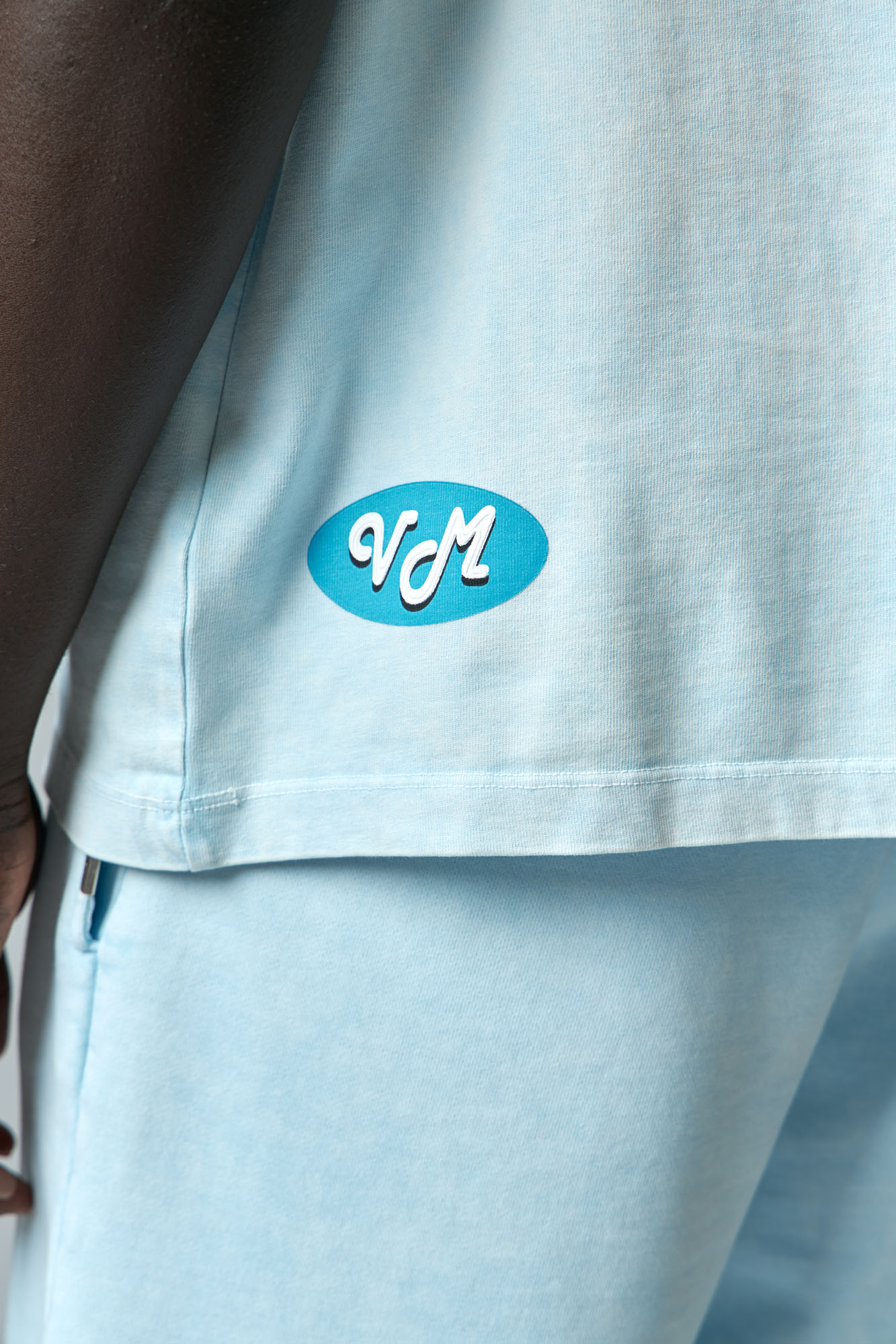 VM-ERK-22-413 Футболка Van Mich Голубой