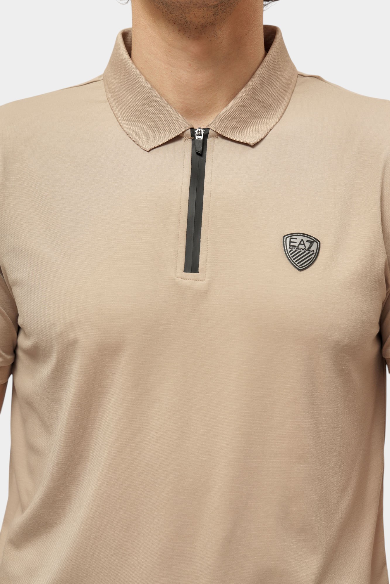8NPF13_PJRGZ_U6155 Поло EA7 Бежевый
