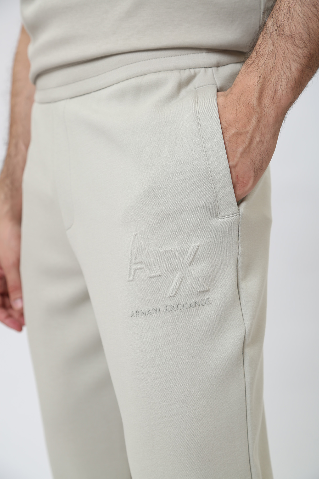 3RZPHE_ZJZDZ Брюки спортивные Armani Exchange Серый