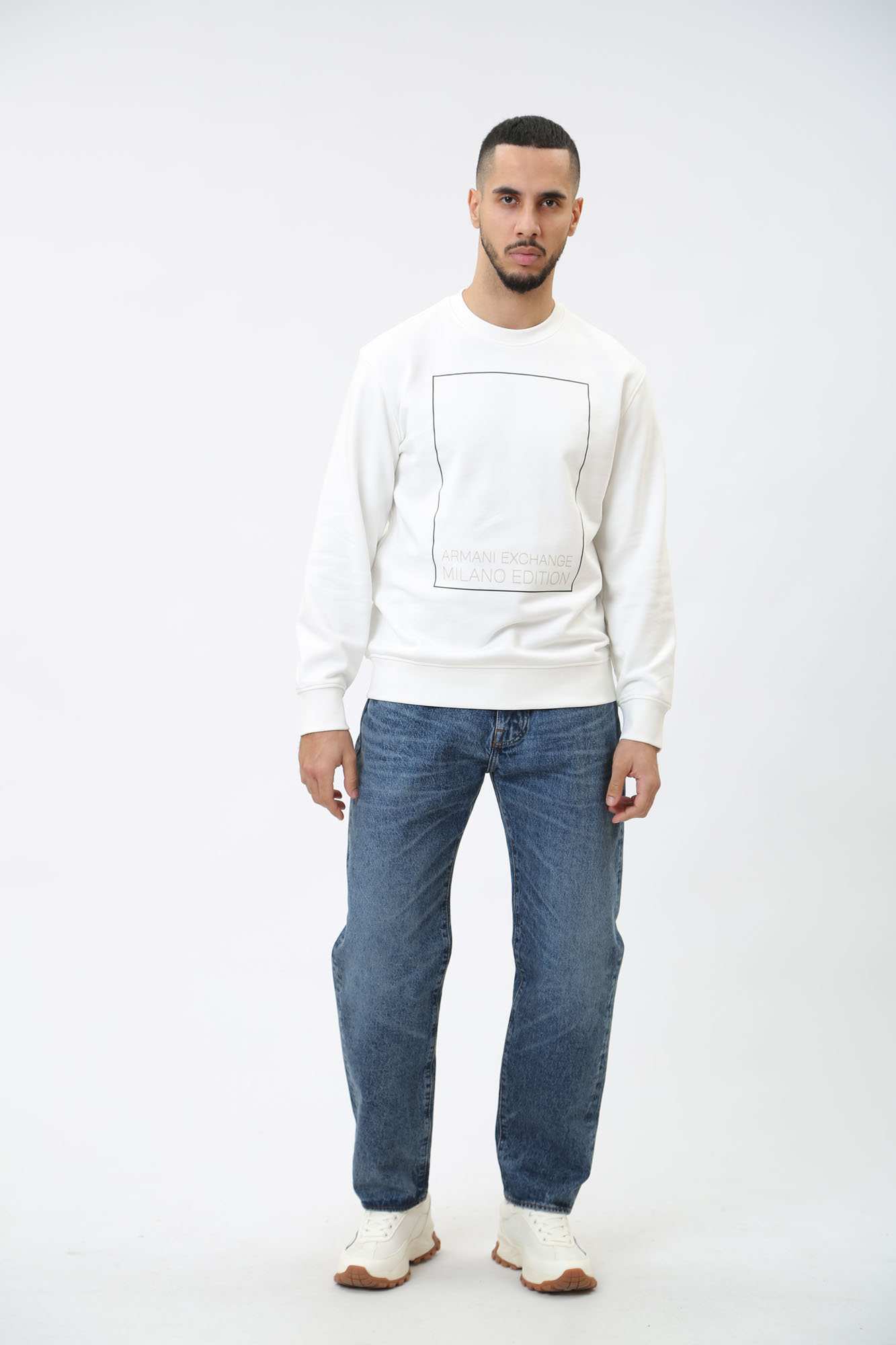 3DZJ82_Z1Y4Z Брюки джинсовые Armani Exchange Голубой