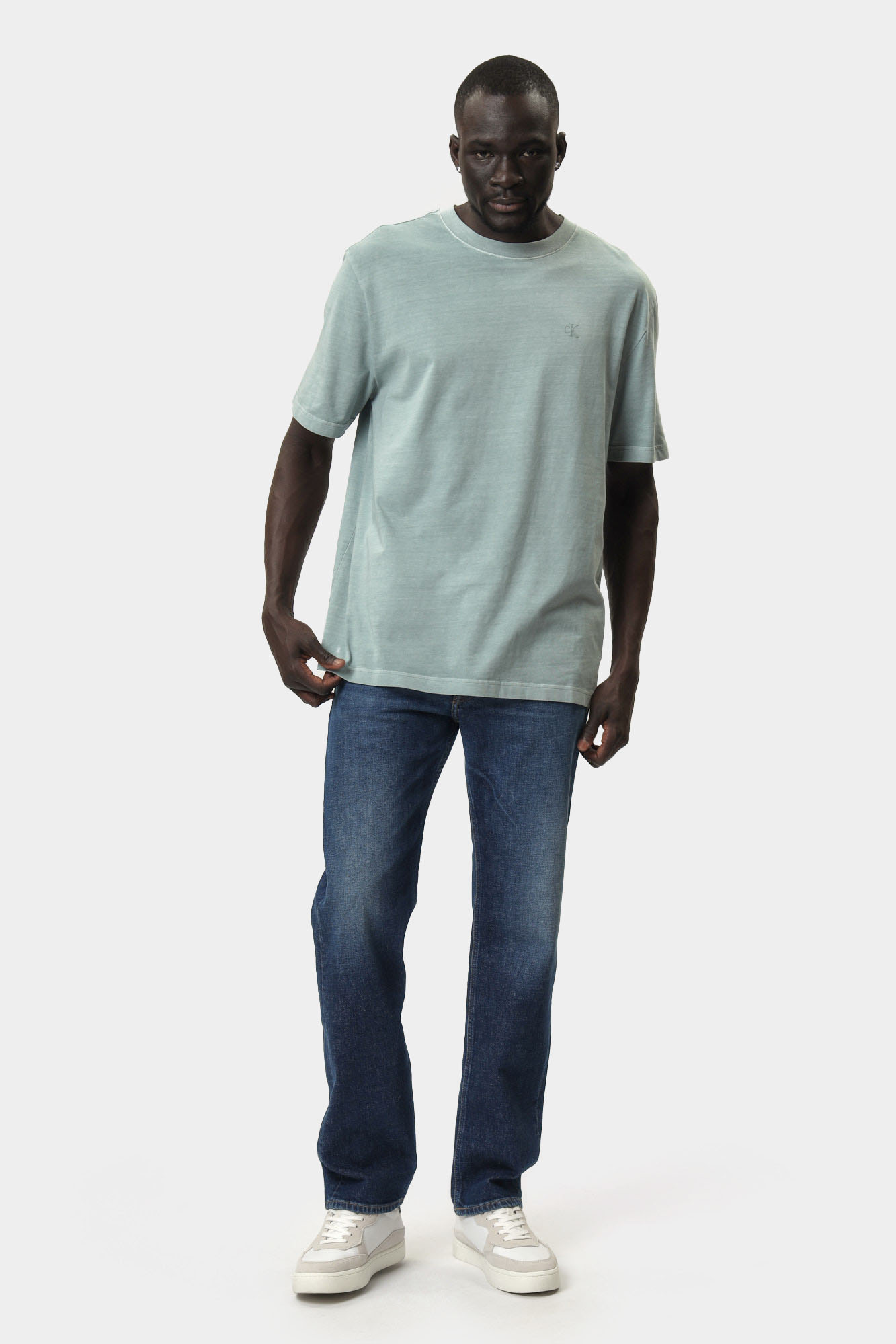 J30J327078 Футболка Calvin Klein Jeans Голубой