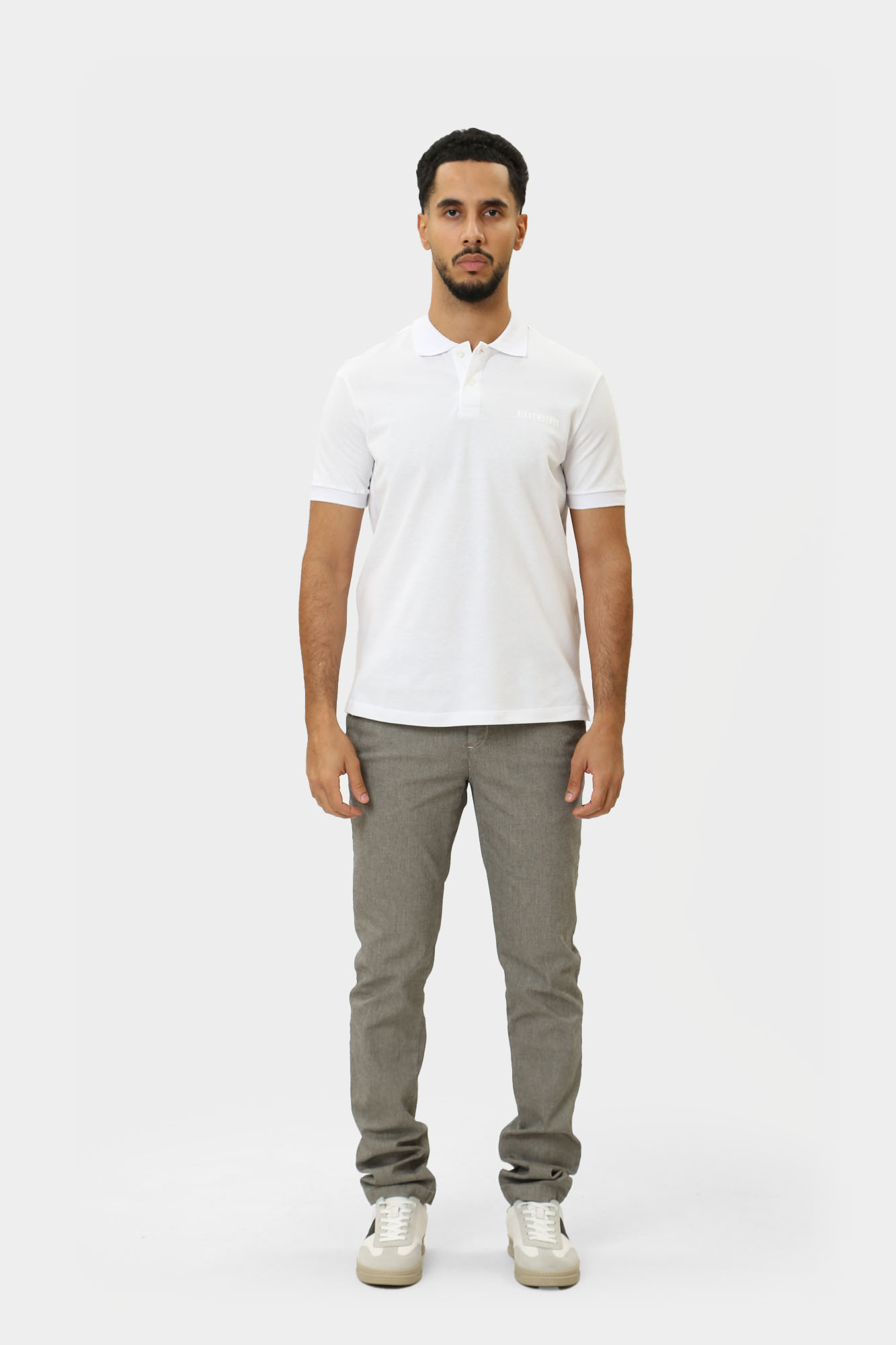 PBMT0417 Поло Bikkembergs Белый