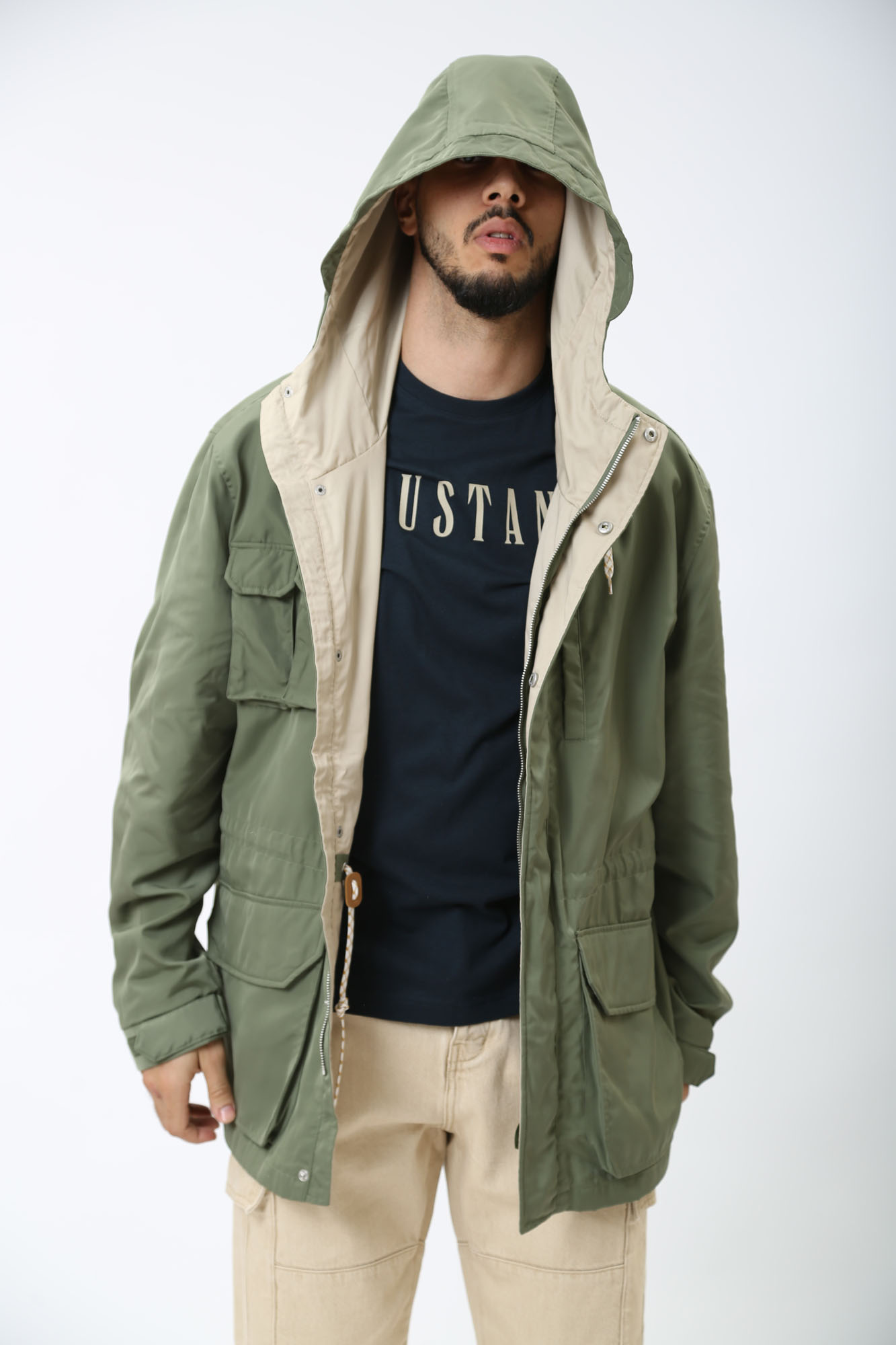 1014780 Куртка Mustang Зеленый