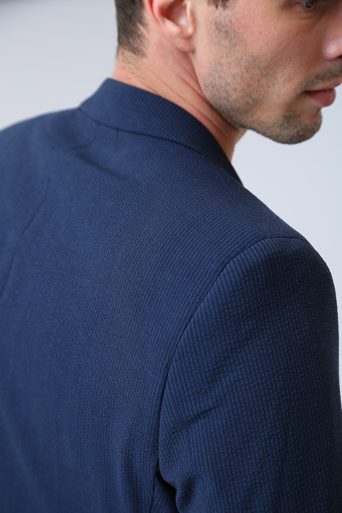 532026_155205 Пиджак классический Karl Lagerfeld Синий