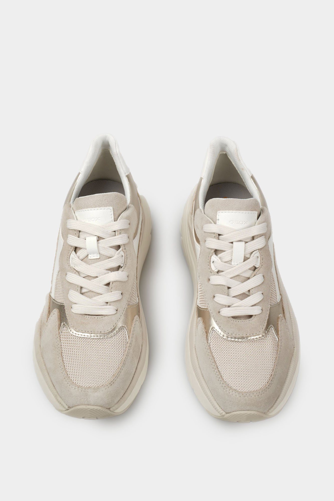 D45UFB05422C Кроссовки Geox Бежевый