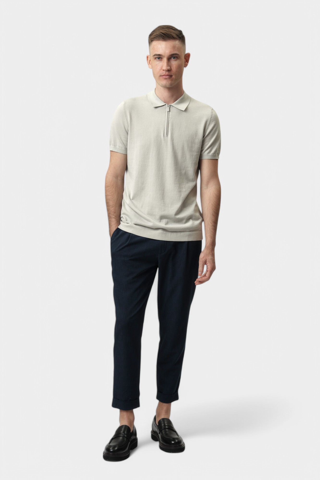 30045704_10018699 Поло Strellson Серый