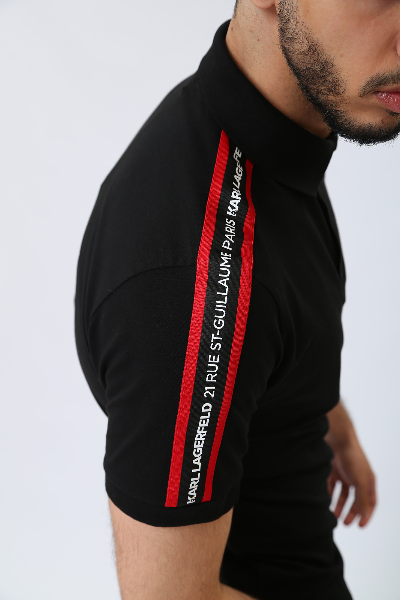 532221_745421 Поло  Karl Lagerfeld Черный