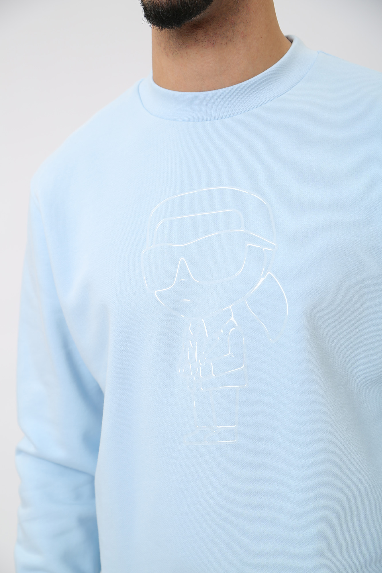 534910_705030 Свитшот Karl Lagerfeld Голубой