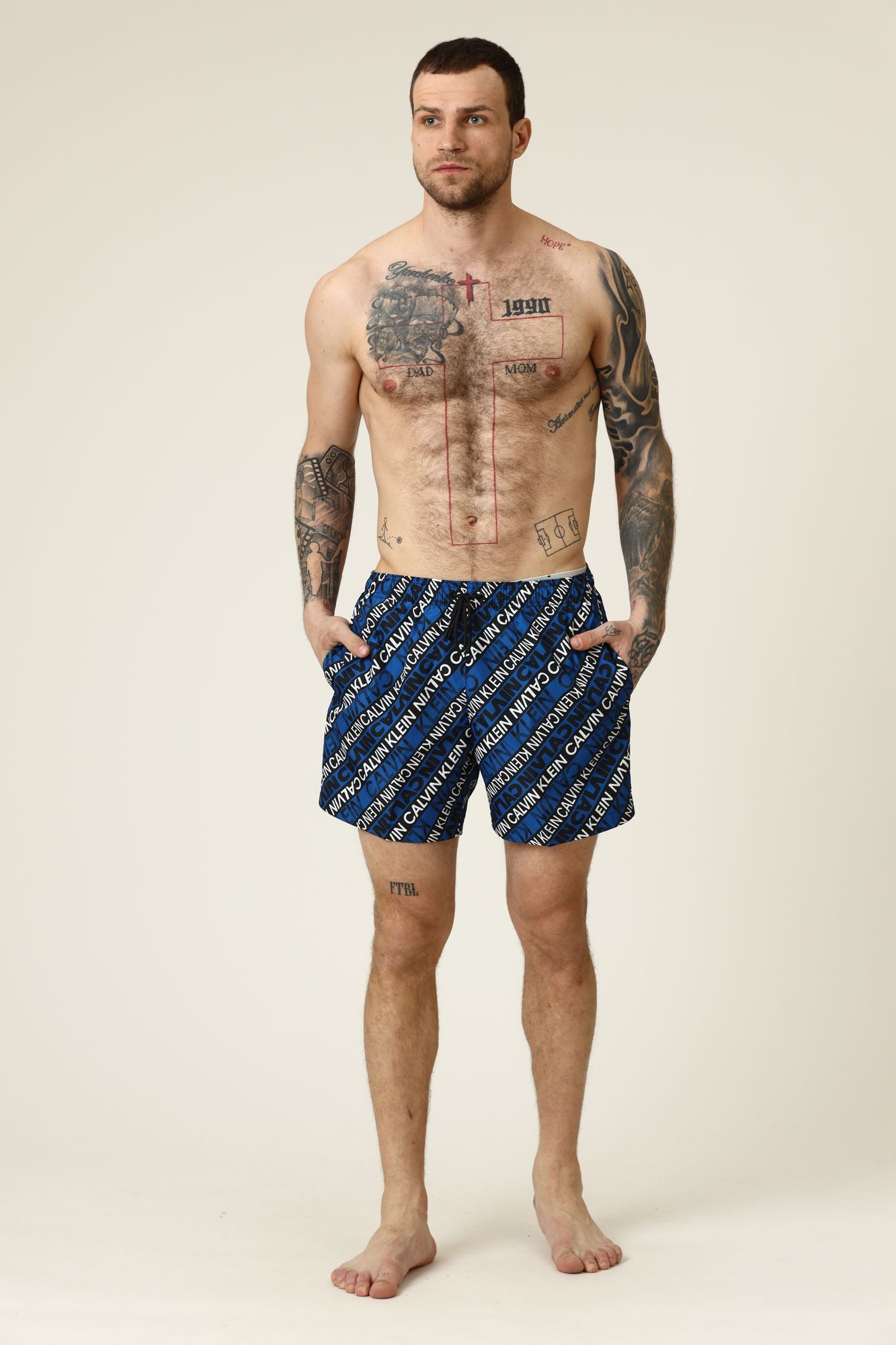 KM0KM00550_0G0 Шорты плавательные Calvin Klein Underwear Синий