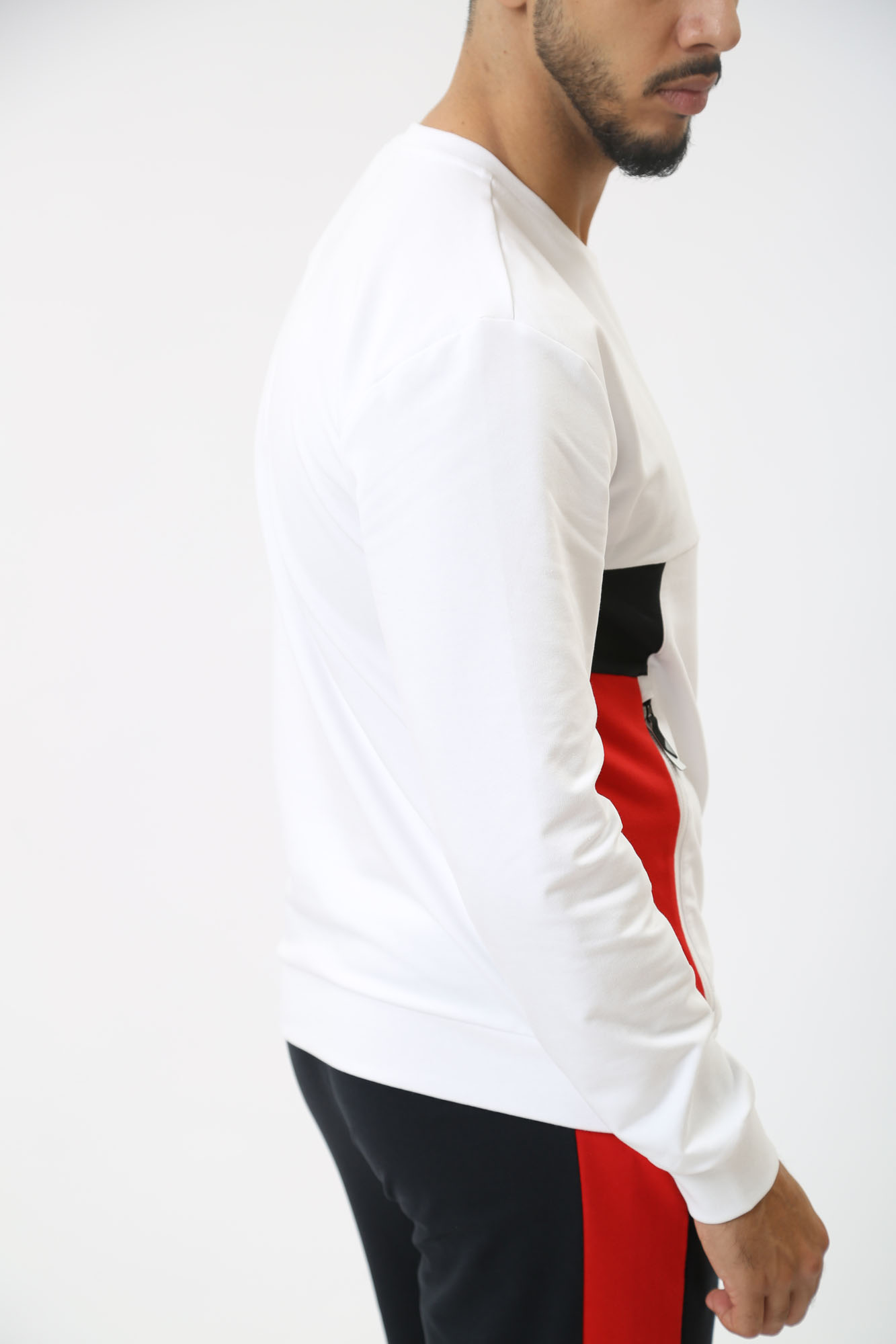 3DPM14_PJLIZ_1100 Свитшот EA7 Белый