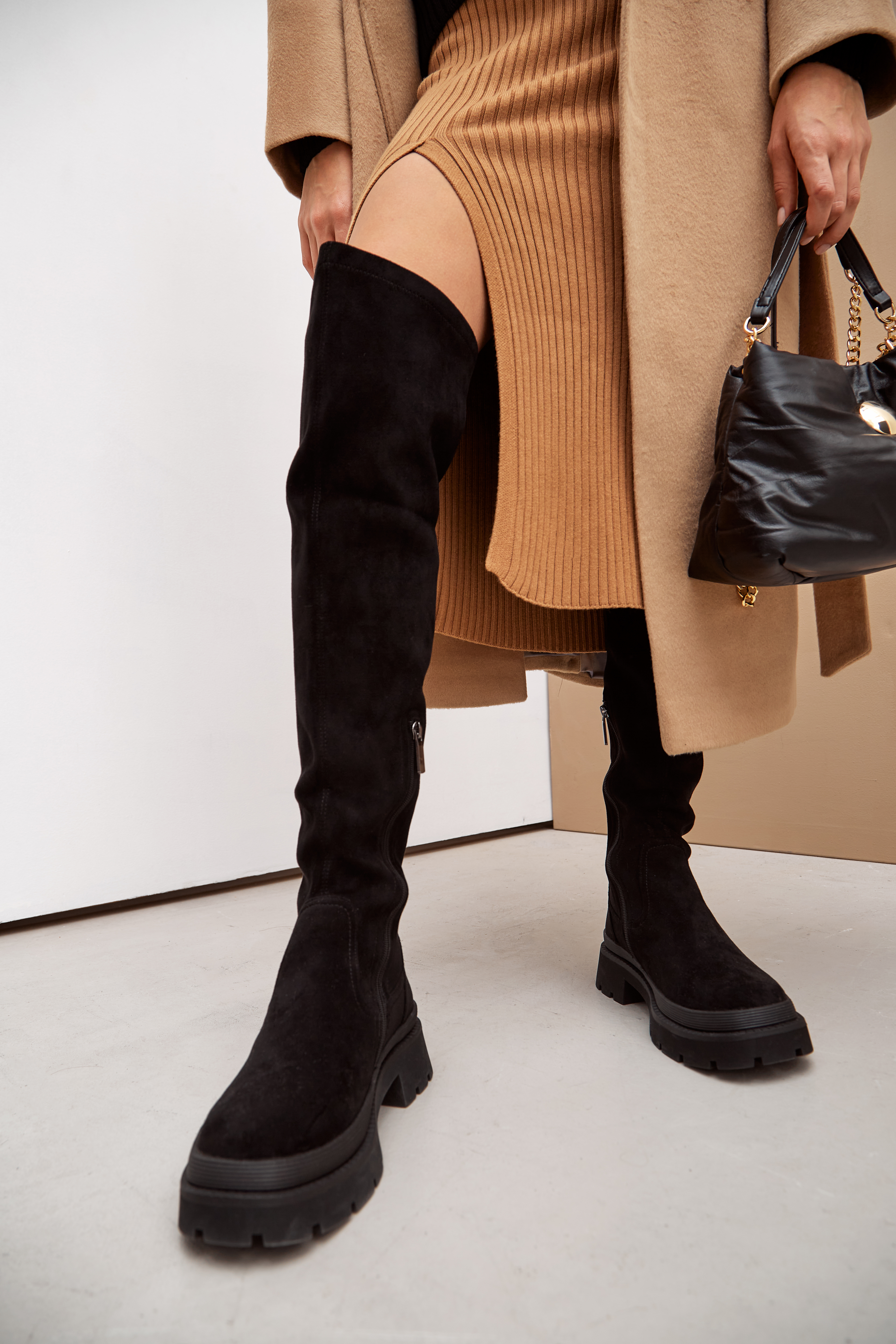 CNI21_C10739B-23A-23-W Сапоги ботфорты Marc Cony Черный