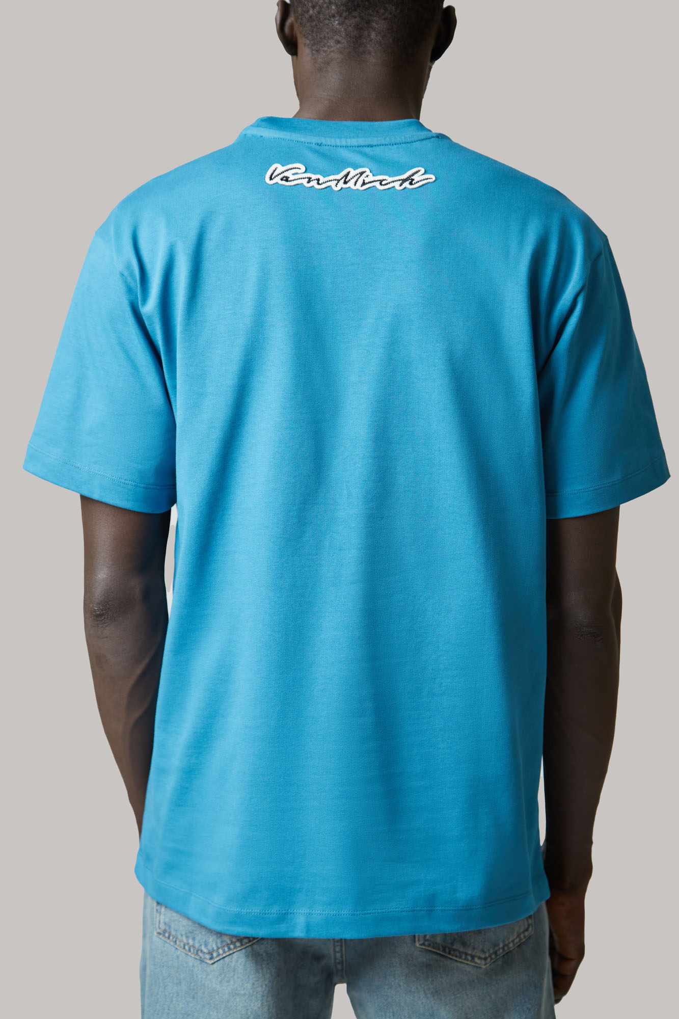 VM-ERK-22-319 Футболка Van Mich Голубой