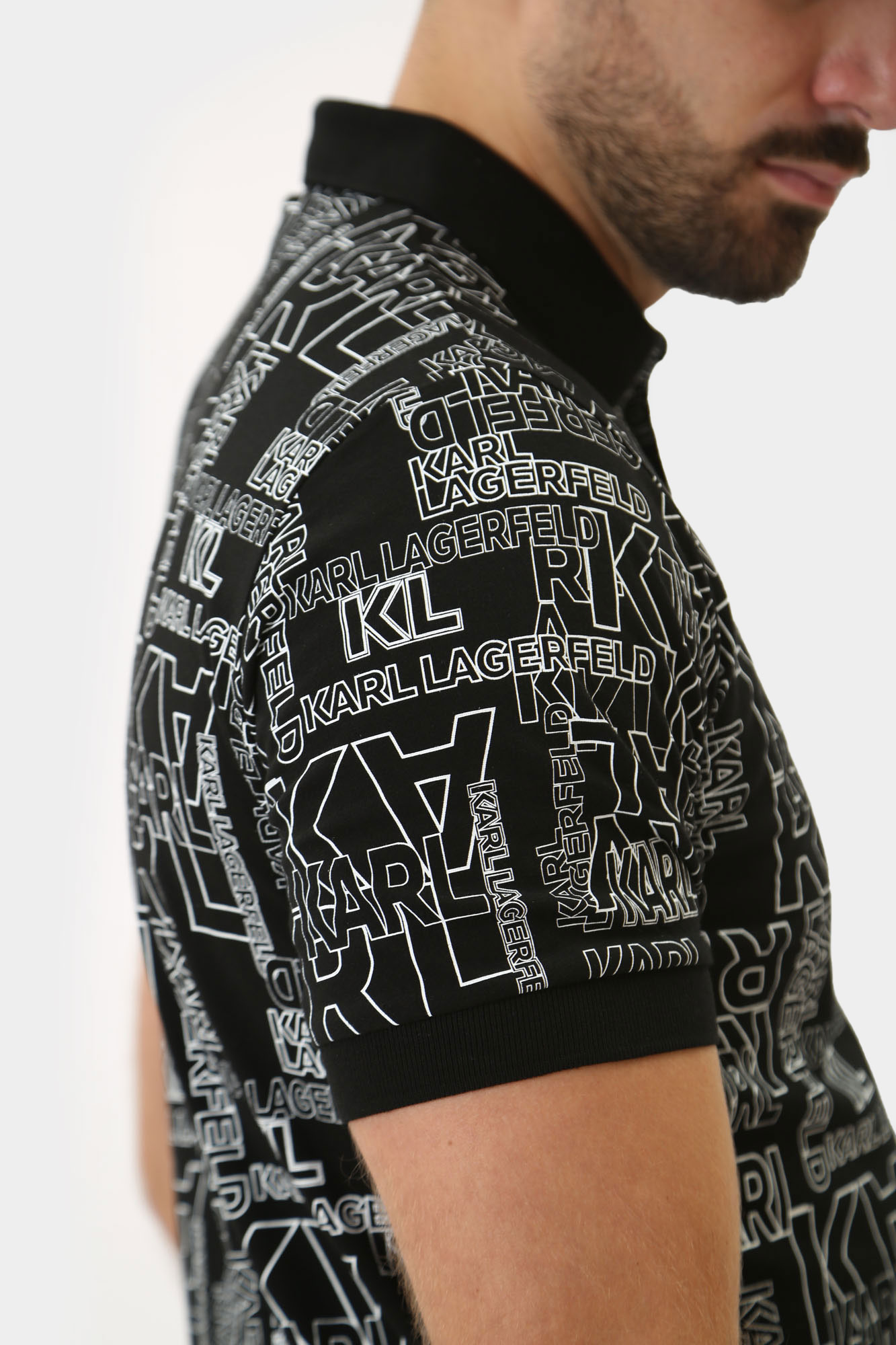 541224_745082 Поло Karl Lagerfeld Черный