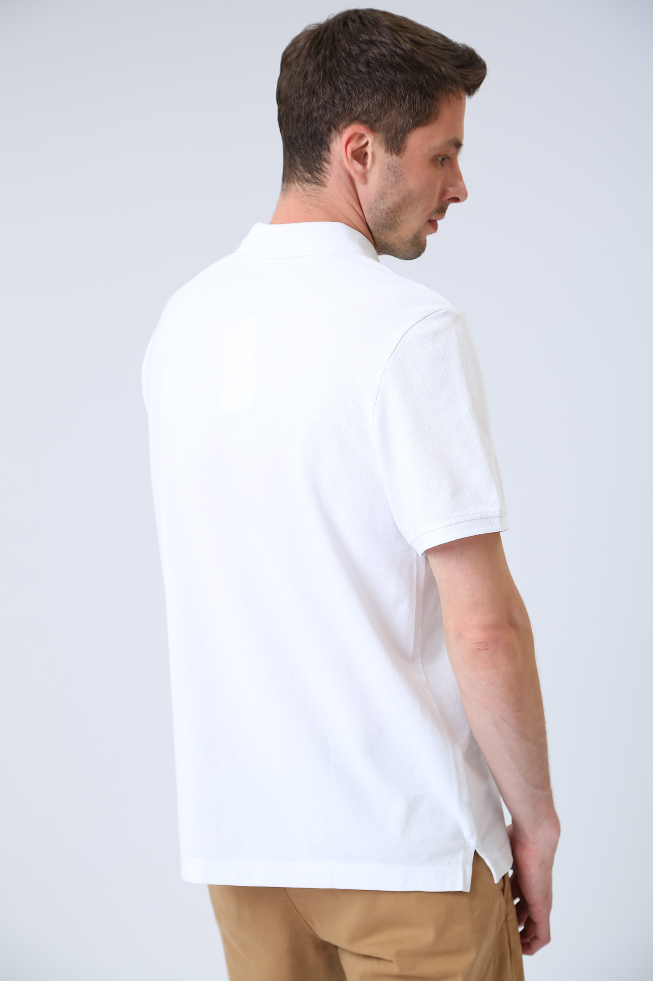 1013818 Поло Mustang Белый