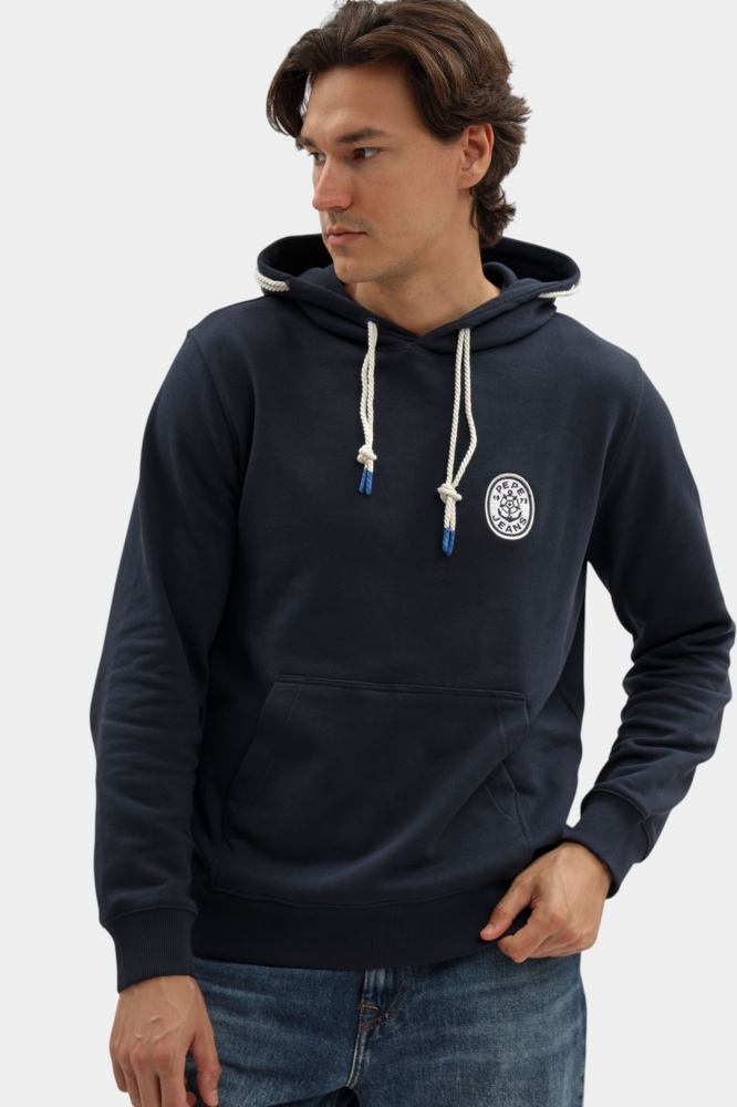 Брюки джинсовые Calvin Klein Jeans Хлопок Синий