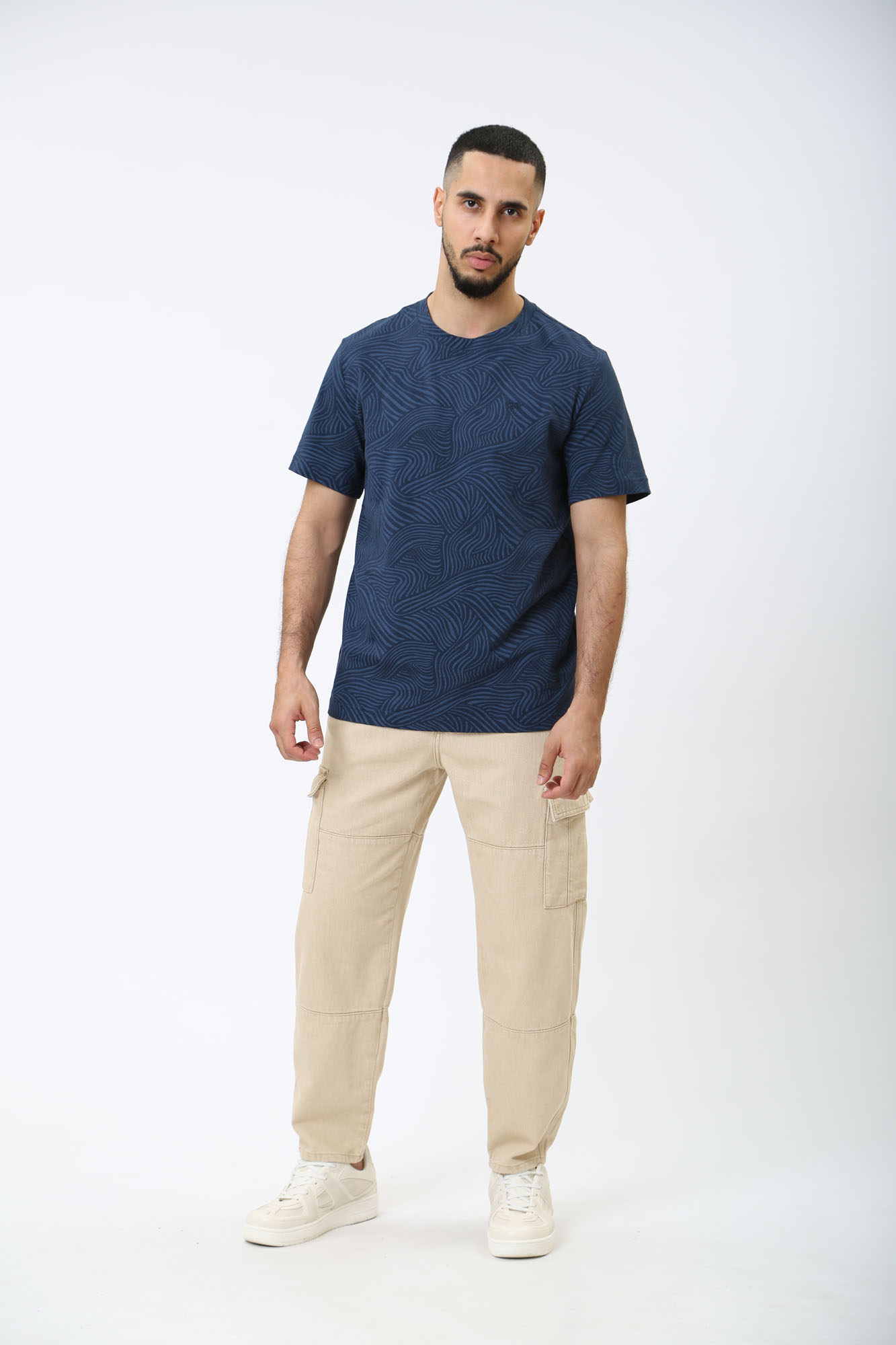 1014945 Футболка Mustang Синий