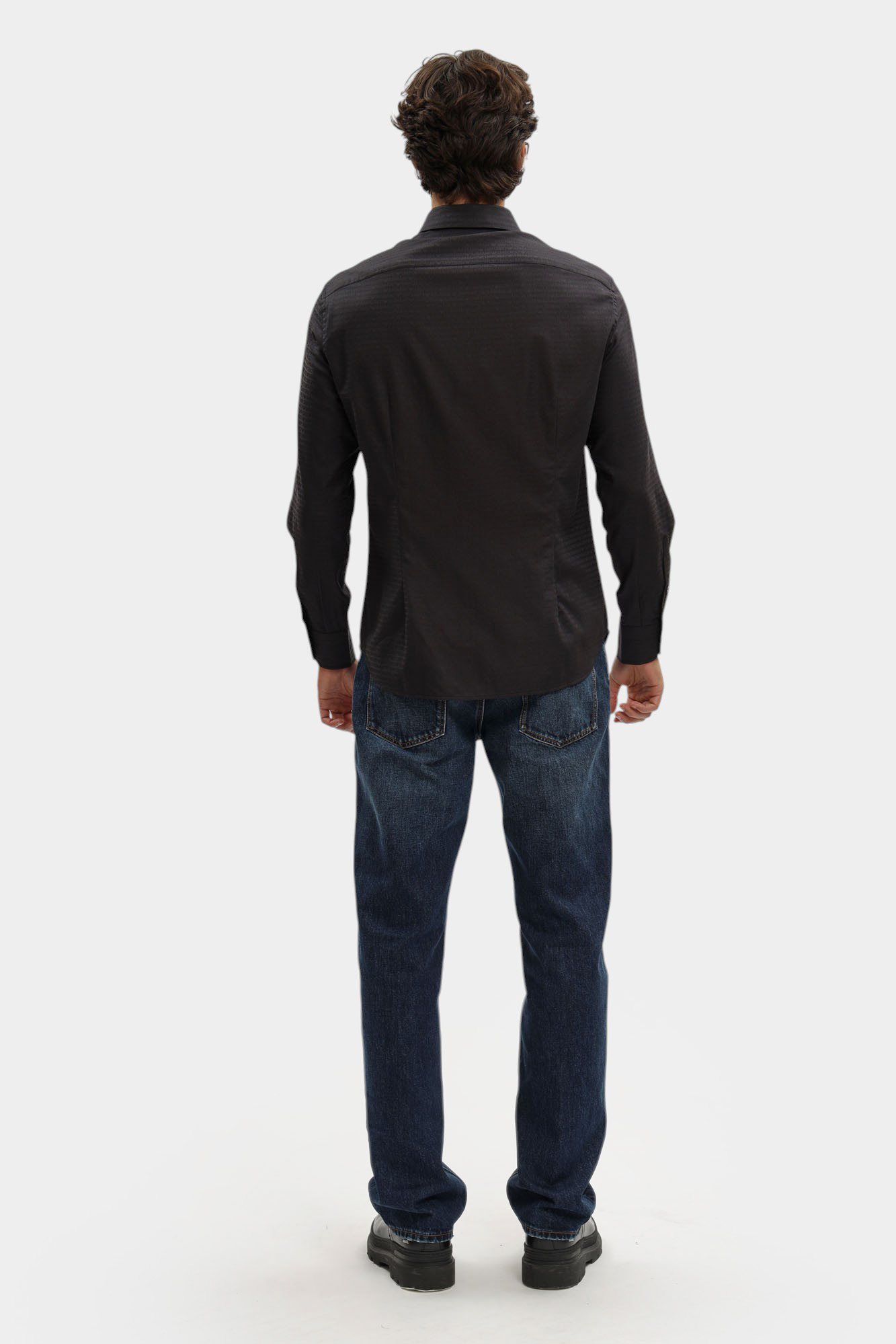 EM003755_ AF18123 Рубашка Emporio Armani Черный