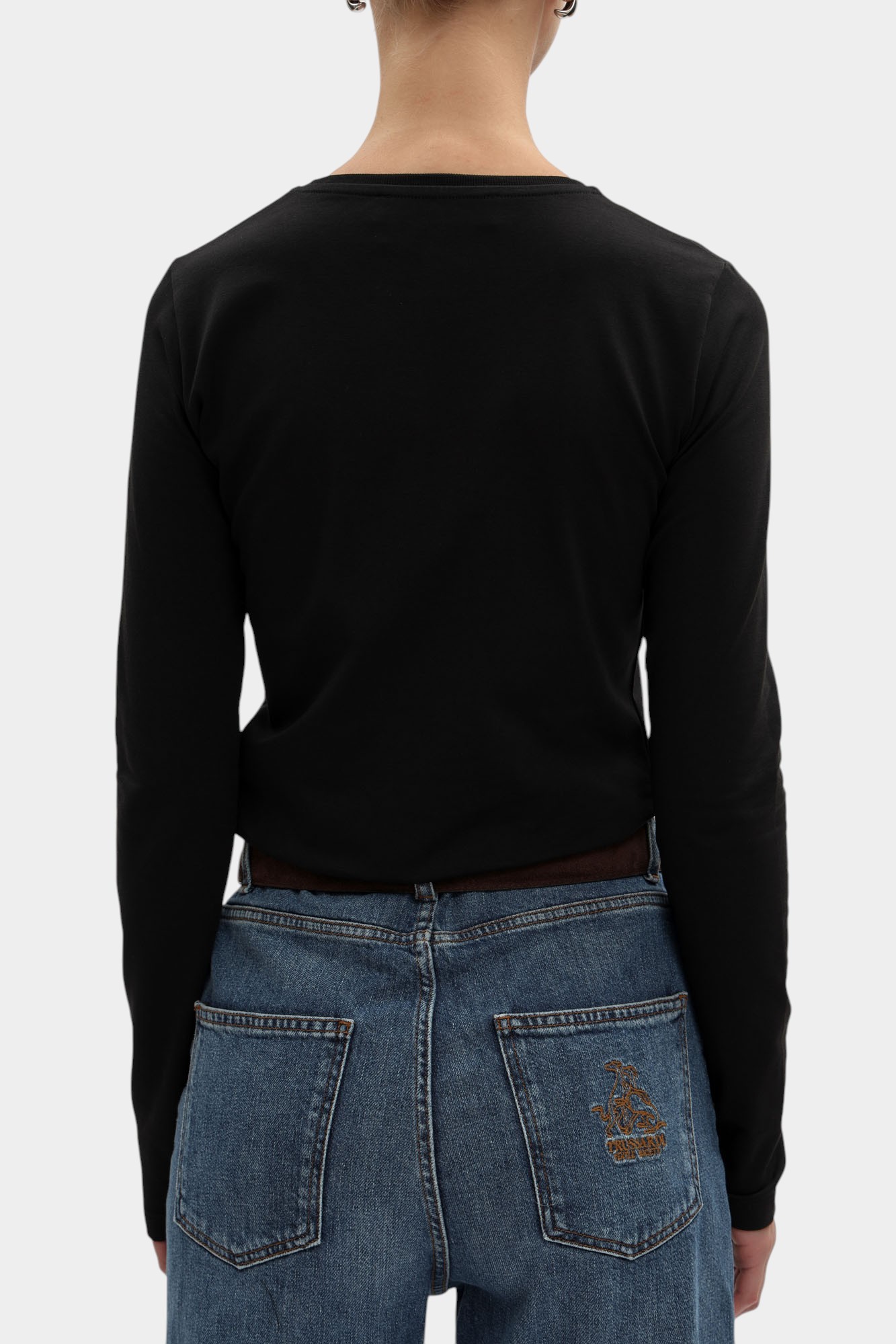 G1096000183N-WTL01J01-84A5 лонгслив trussardi