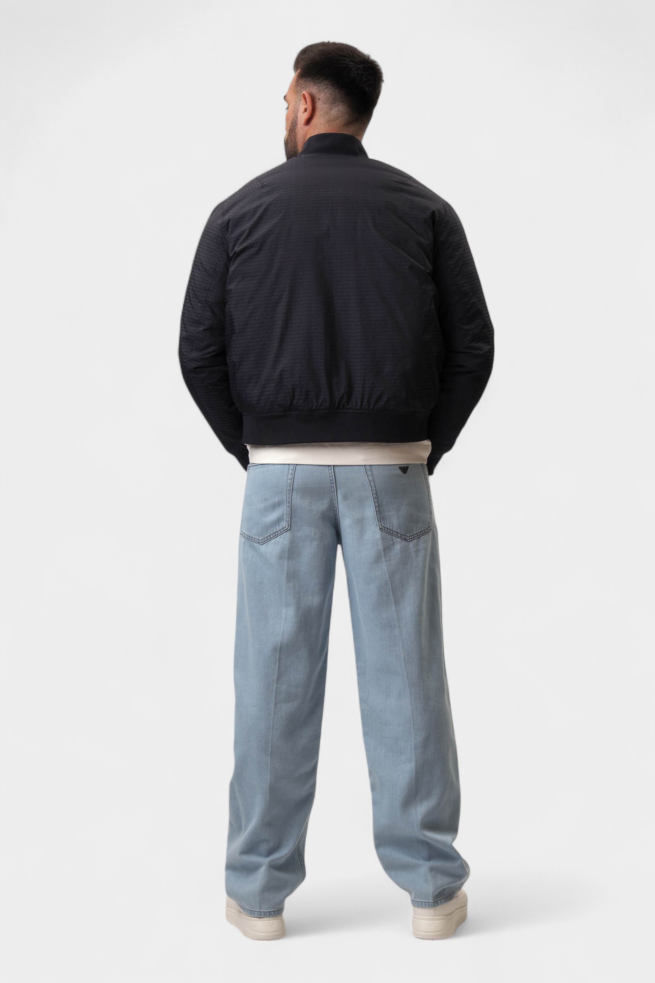 EM001285_AF15384 Бомбер Emporio Armani Синий