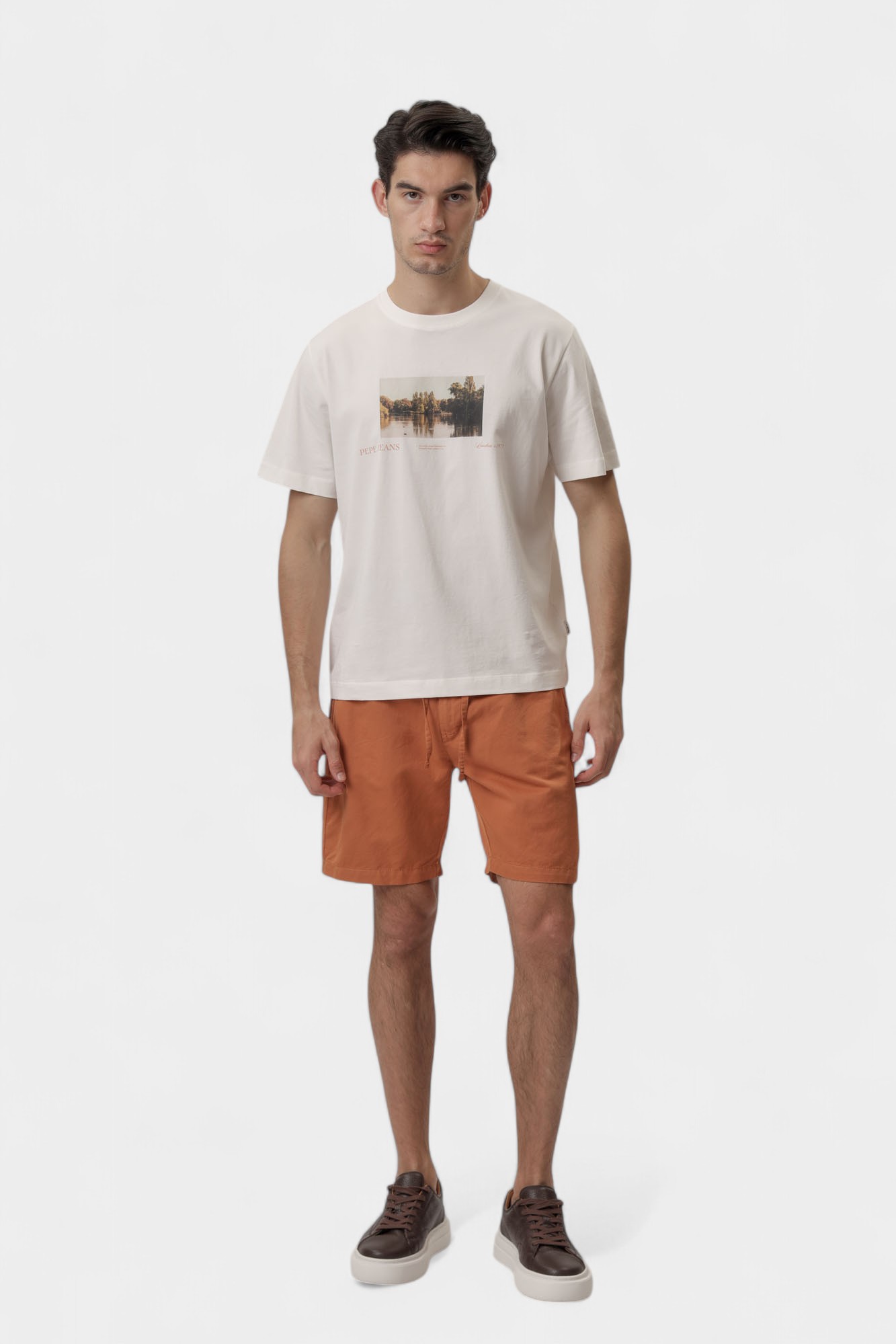 PM801093 Шорты Pepe Jeans Оранжевый