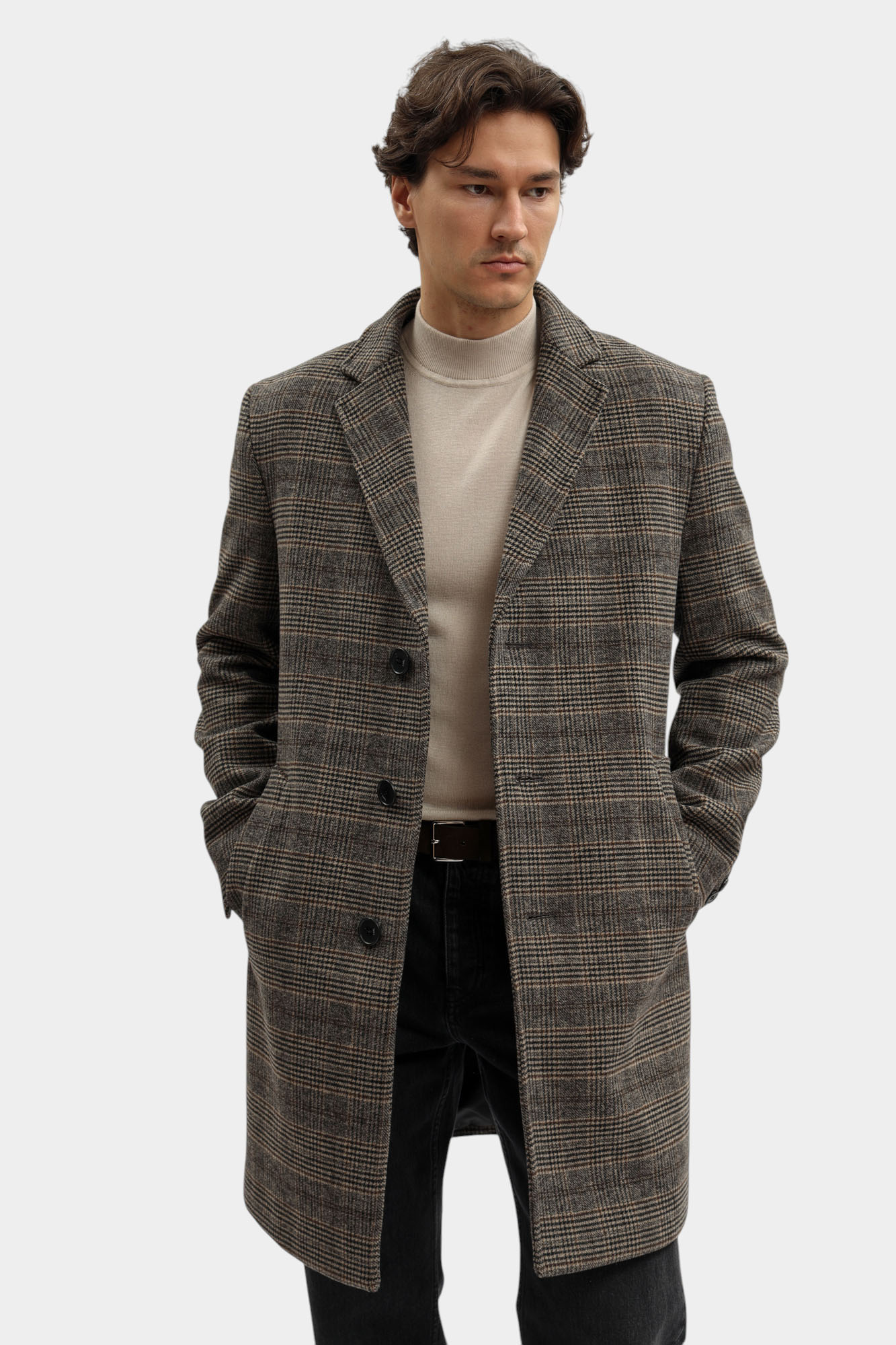 554755_455733 Пальто Karl Lagerfeld Черный