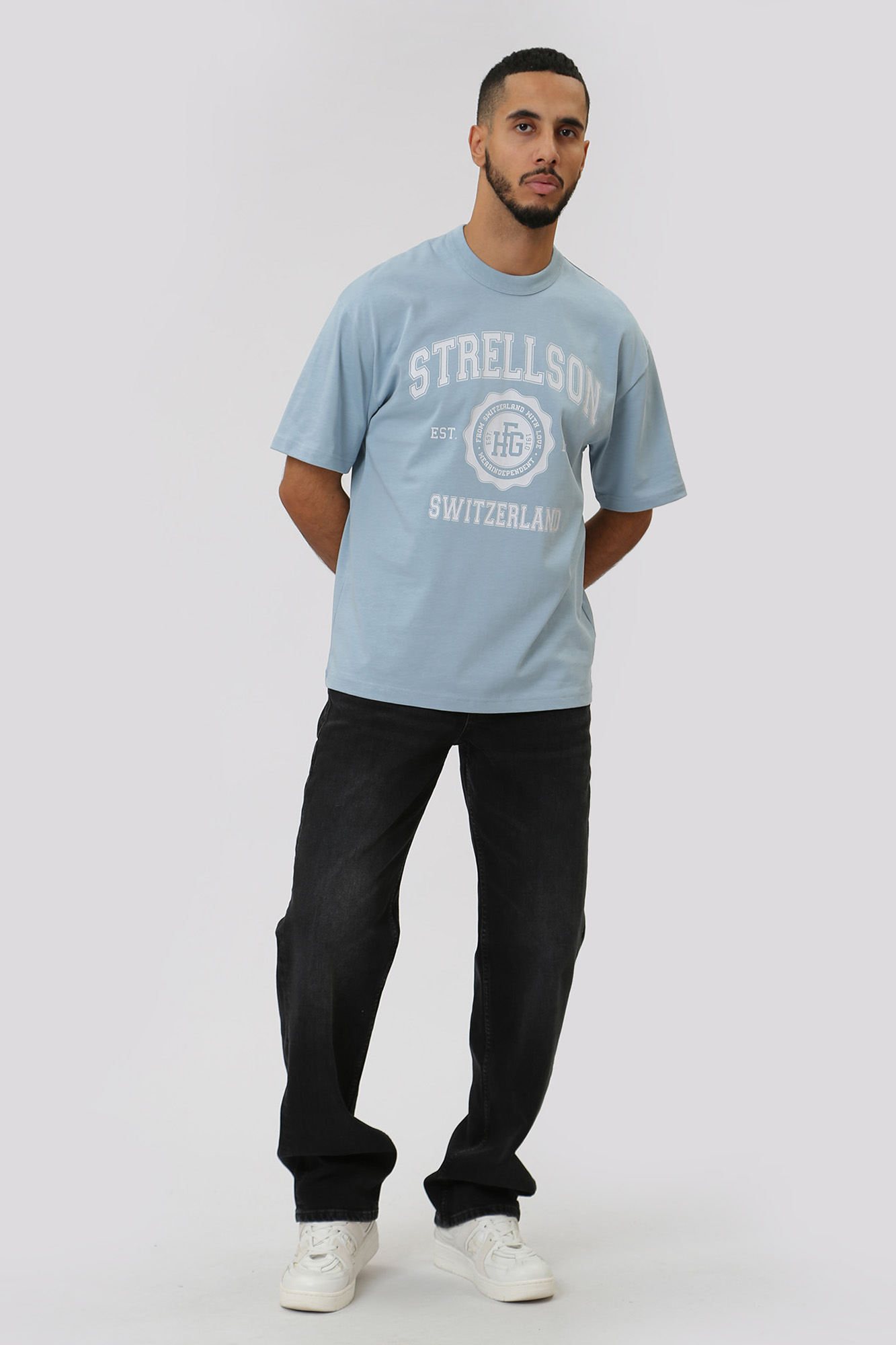 30038897_10015815 Футболка Strellson Синий