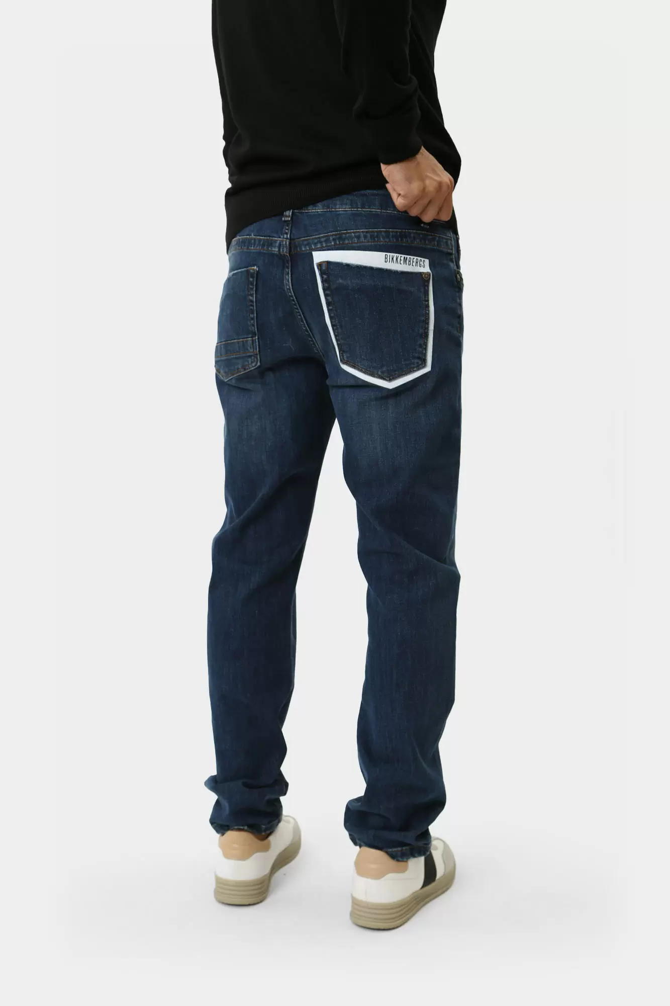 BMD0578 Брюки джинсовые Bikkembergs Синий