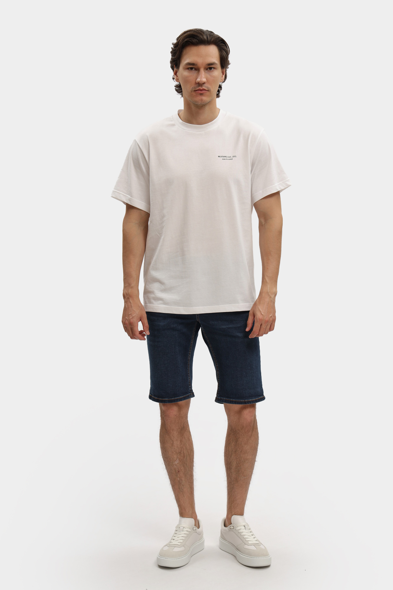 1016349-5000 Шорты джинсовые Mustang Синий