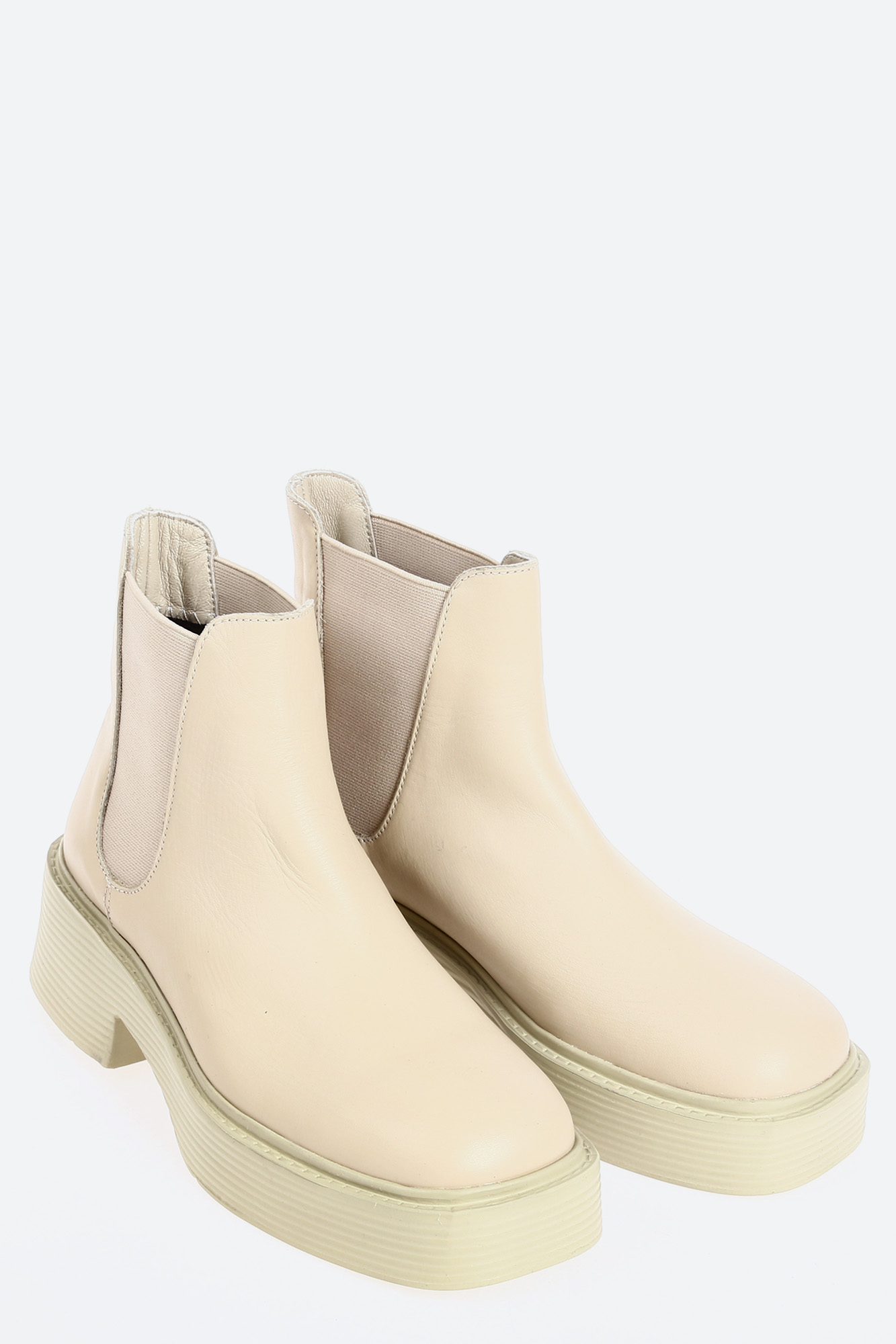 12-4110 Ботинки челси Marc Cony Молочный