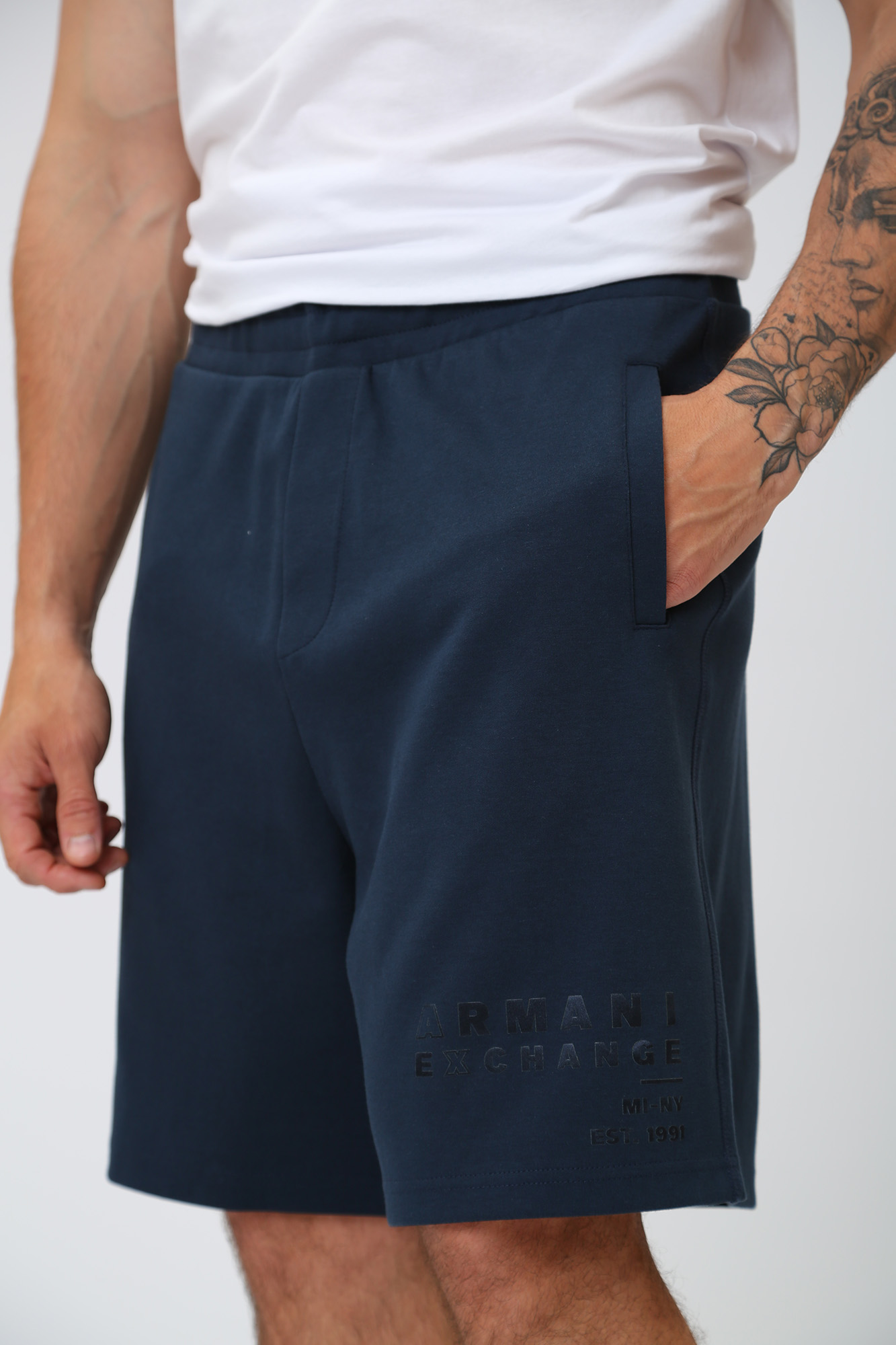 3RZSCA_ZJMAZ Шорты трикотажные Armani Exchange Синий