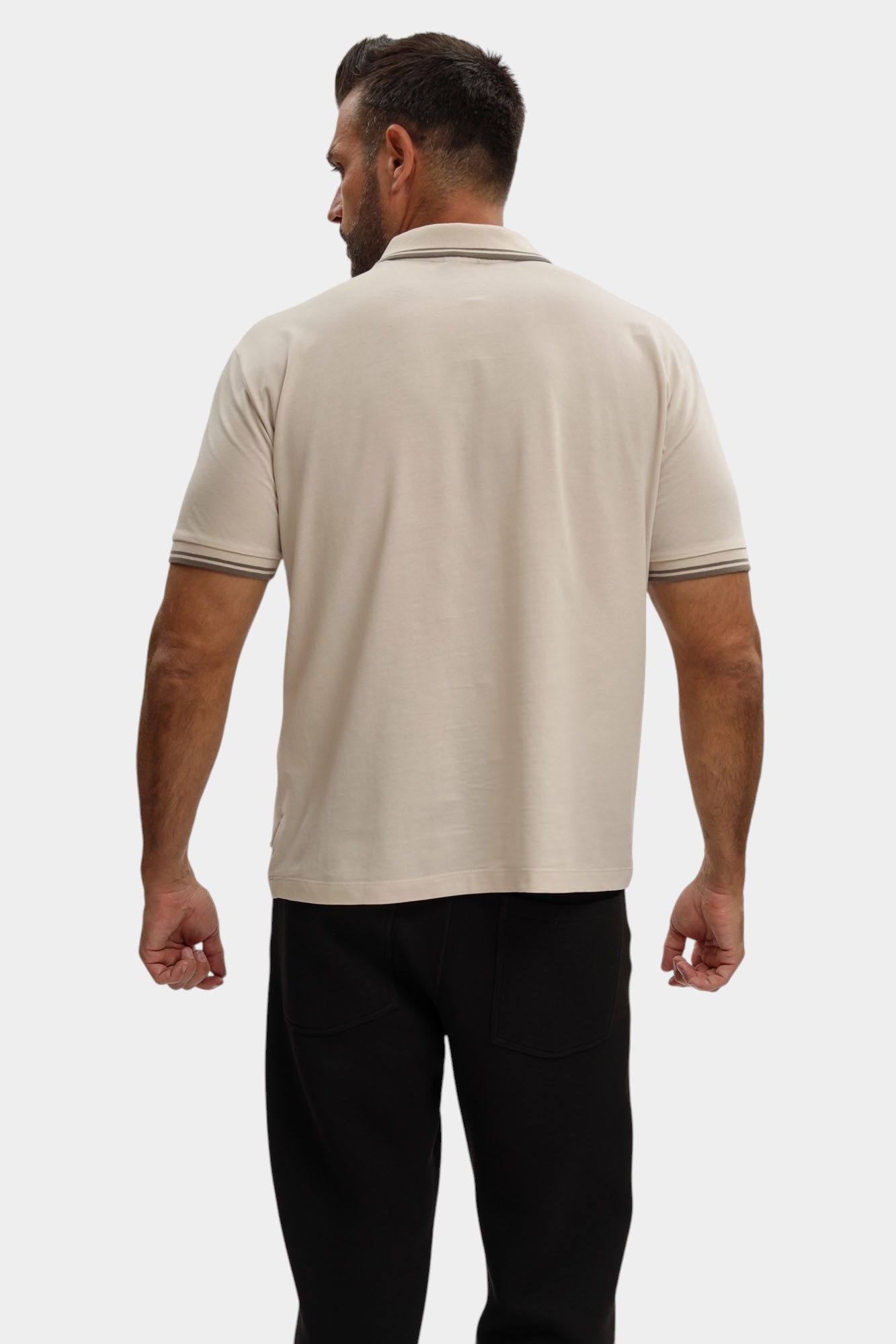 XM001349_AF16246 Поло Armani Exchange Бежевый