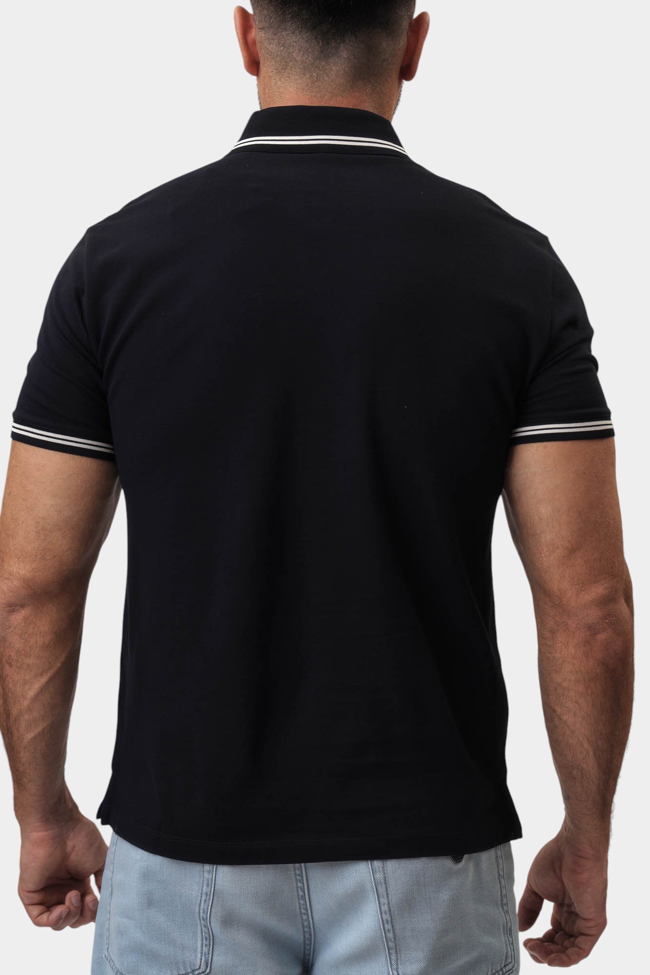 EM000852_AF1 Поло Emporio Armani Синий