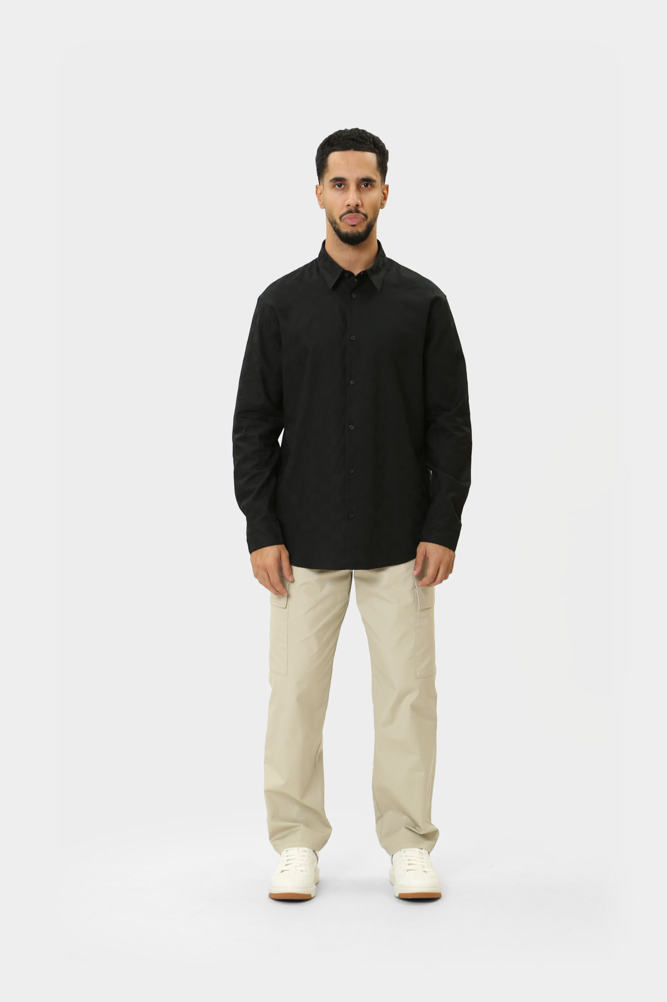 6DZCL1_ZN5XZ_1200 Рубашка с длинным рукавом Armani Exchange Черный