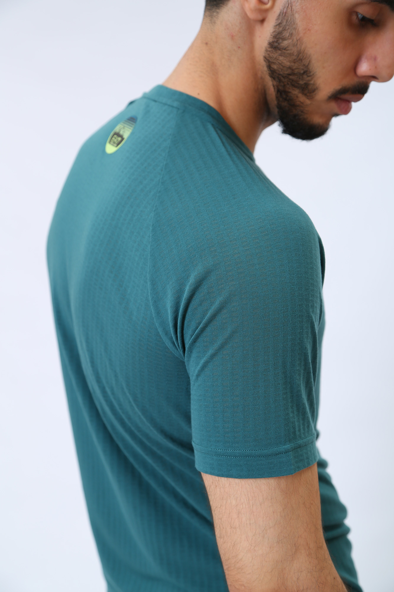 3RPT25_PJPJZ Футболка EA7 Бирюзовый