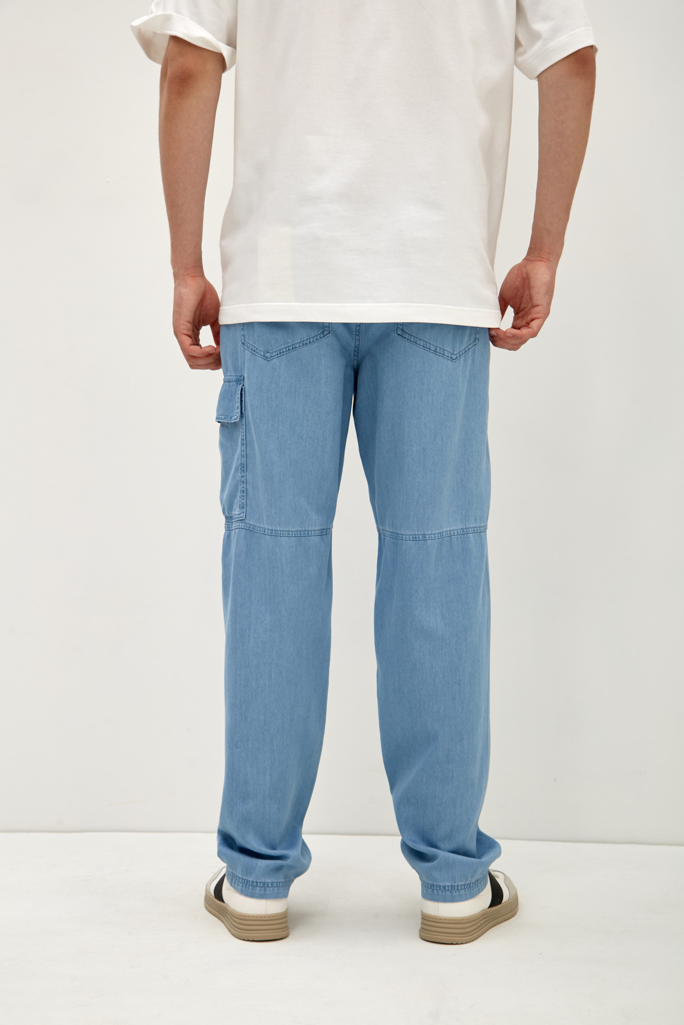 M-241-TK-56-1046 Брюки джинсовые The Hills Синий