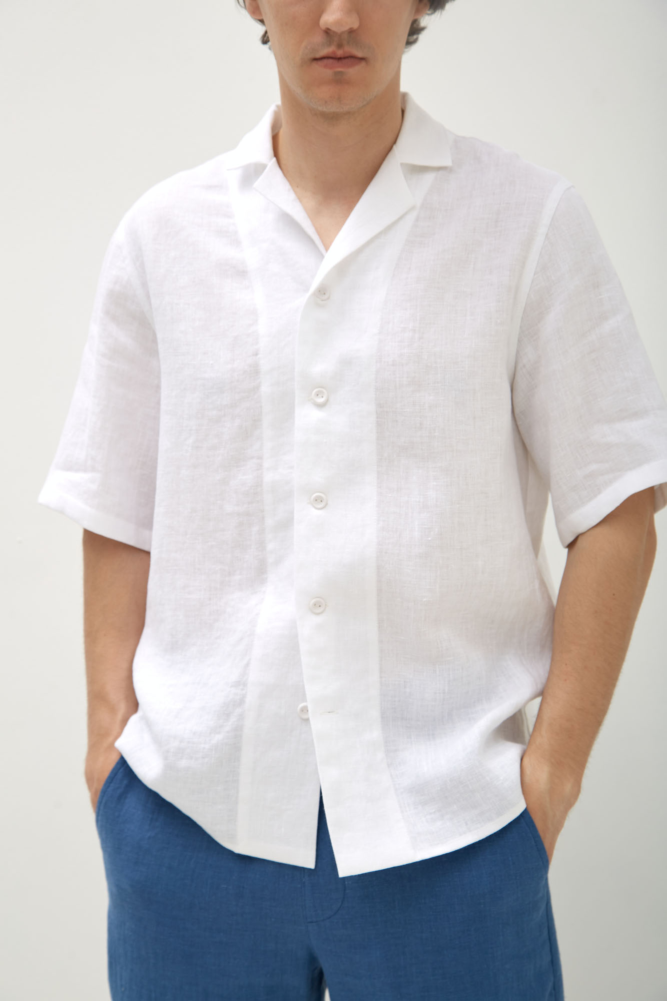 M-241-TH-56-1087 Рубашка с коротким рукавом The Hills Белый