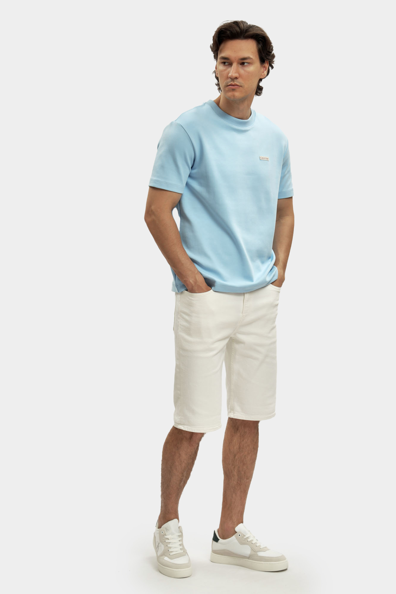 J30J327234 Футболка Calvin Klein Jeans Голубой