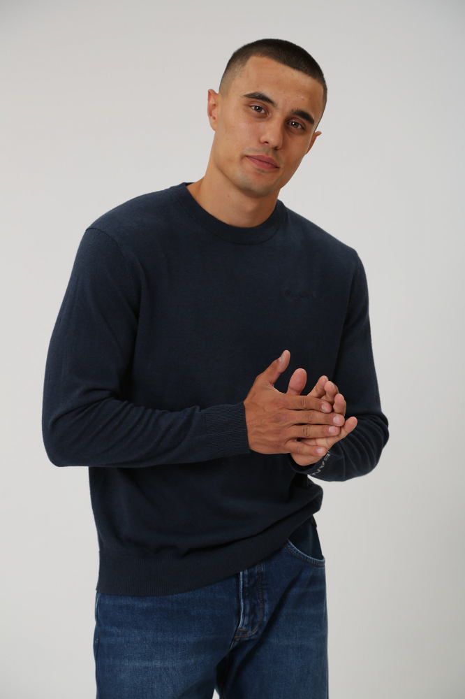 Брюки чиносы Karl Lagerfeld Полиэстер Синий