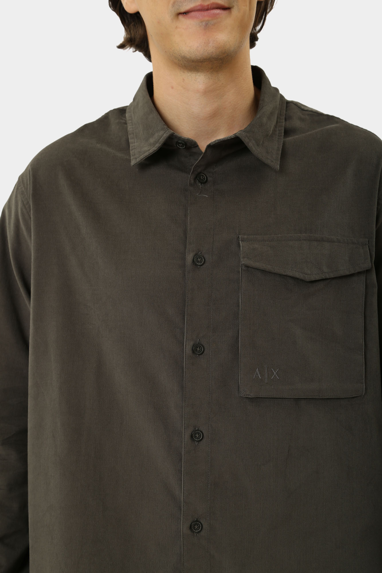 6DZC11_ZNIWZ_1897 Рубашка с длинным рукавом Armani Exchange Черный