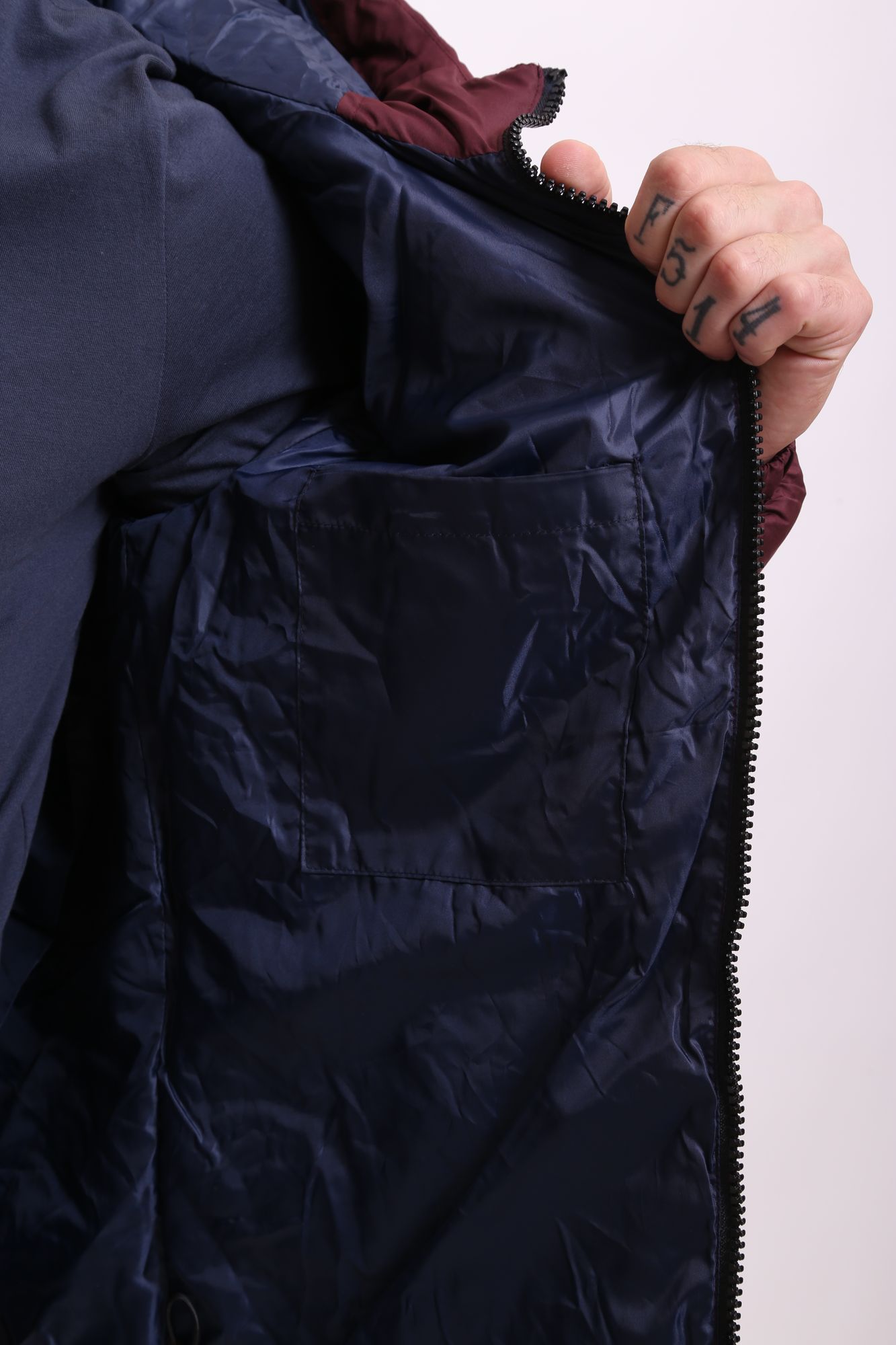 12189972 Куртка утепленная Jack & Jones Бордовый