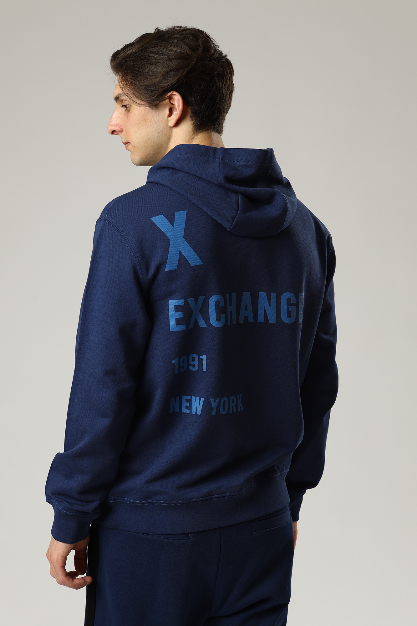 3LZMBA_ZJ6RZ Худи Armani Exchange Синий