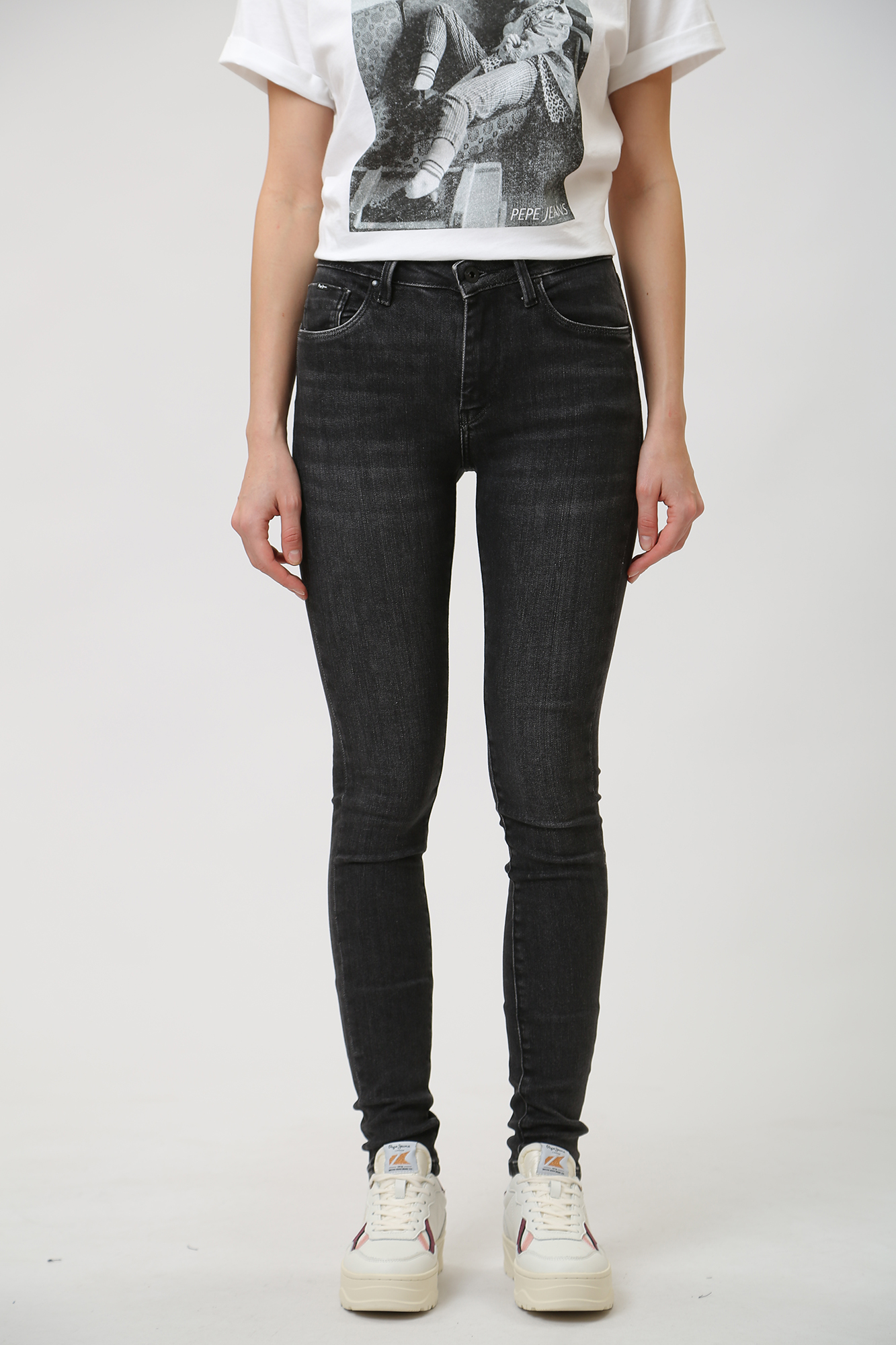 PL204584XW1 джинсы skinny jeans hw  pepe jeans 